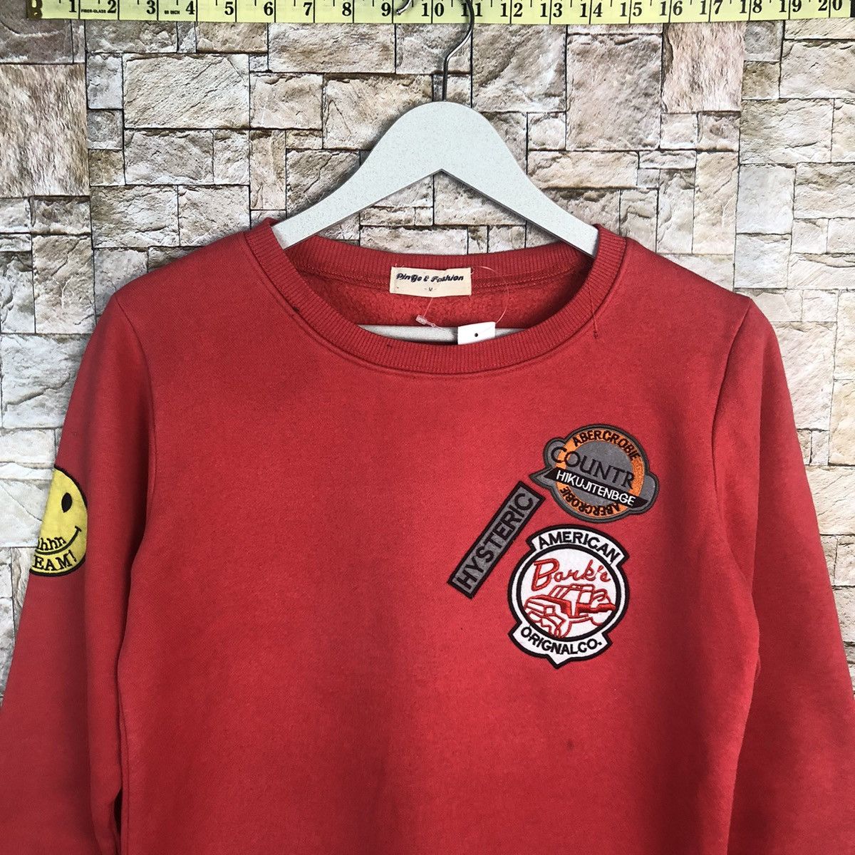 Japanese Brand Pingo Fashion smiley like kapital Pink Sweatshirt #A37 Size S / US 4 / IT 40 - 5 Thumbnail