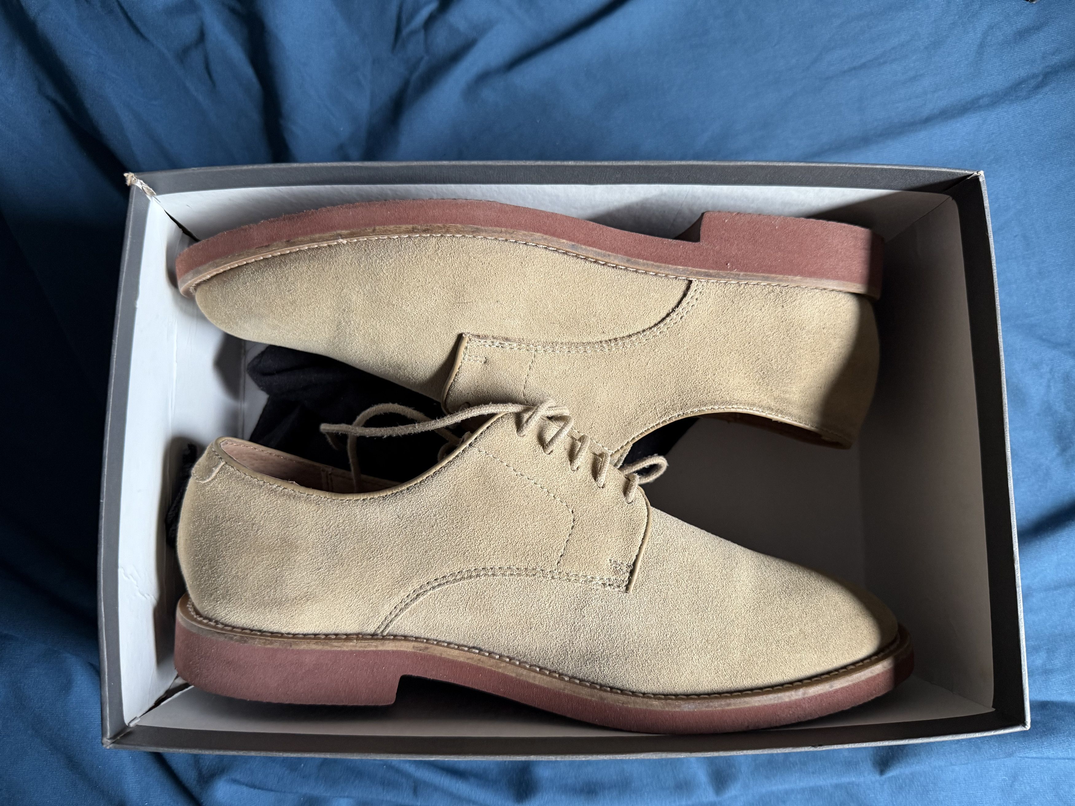 J.Crew J. Crew Suede Bucks Dress Lace-up Oxford shoes size 10 Size US 10 / EU 43 - 1 Thumbnail