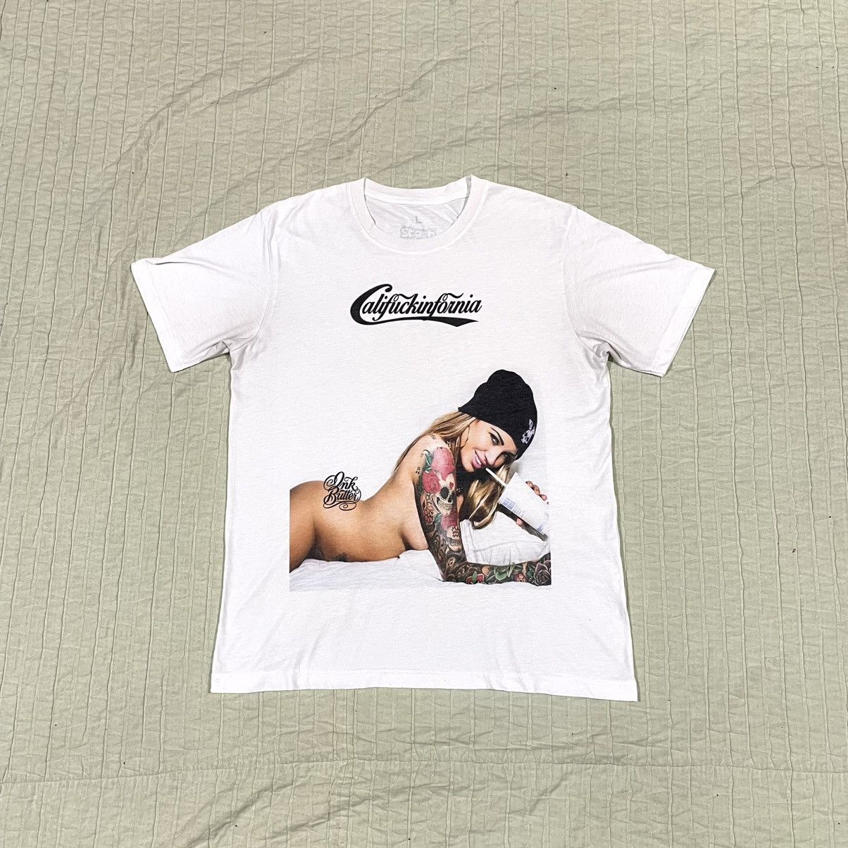 Nude Califuckinfornia Pussy Porn Star Rare T Shirt Size US L / EU 52-54 / 3 - 2 Thumbnail