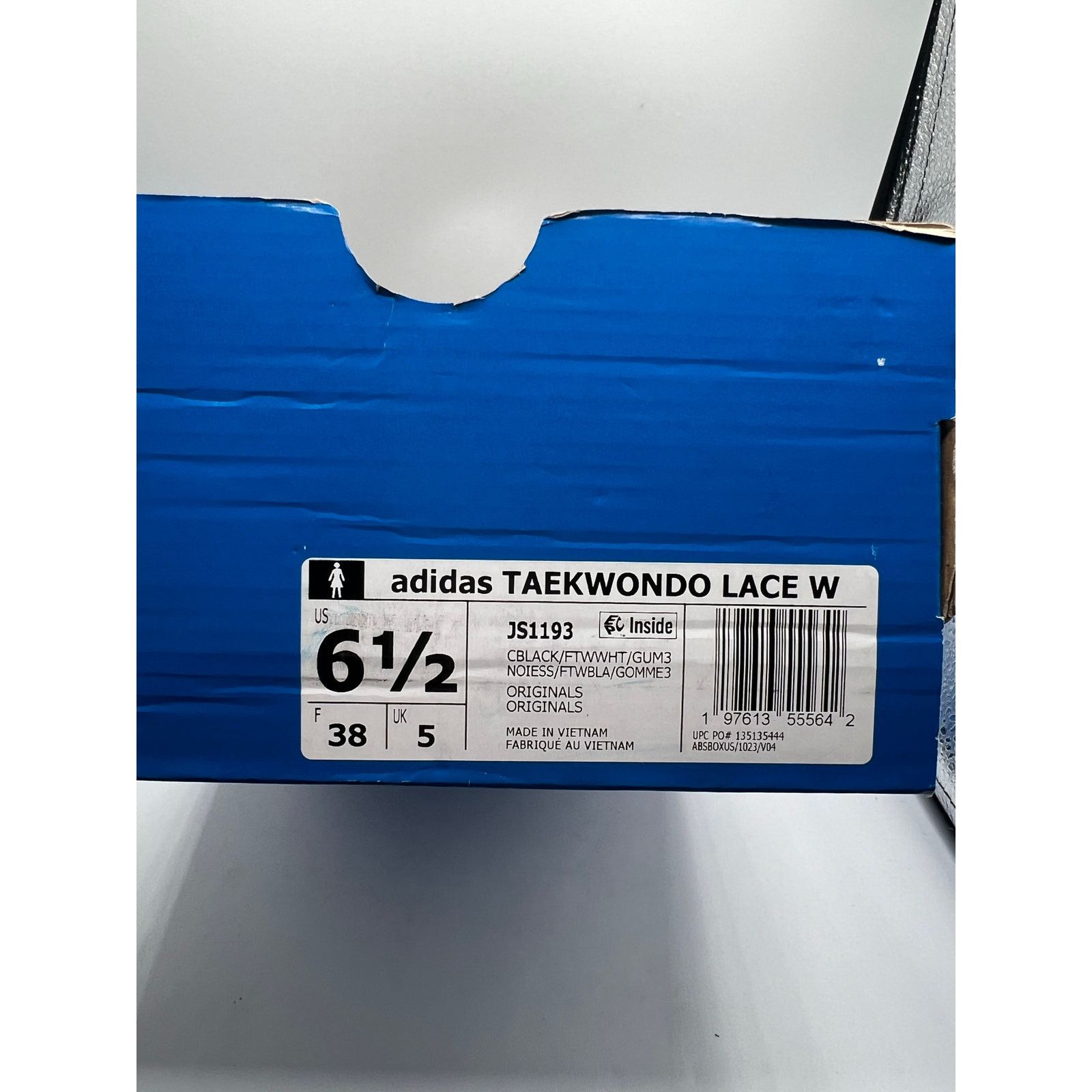 Adidas Adidas Taekwondo Lace “Black White Gum” size 6.5 women’s Size US 6.5 / IT 36.5 - 6 Thumbnail