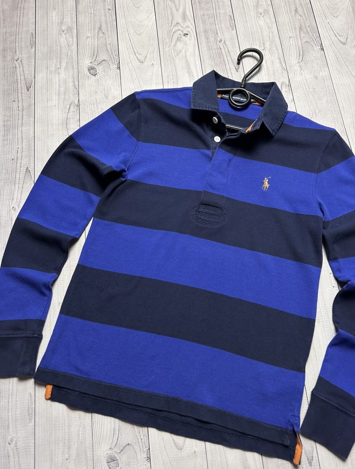 Polo Ralph Lauren Vintage polo Ralph Lauren rugby striped long sleeve size S Size S / US 4 / IT 40 - 2 Thumbnail