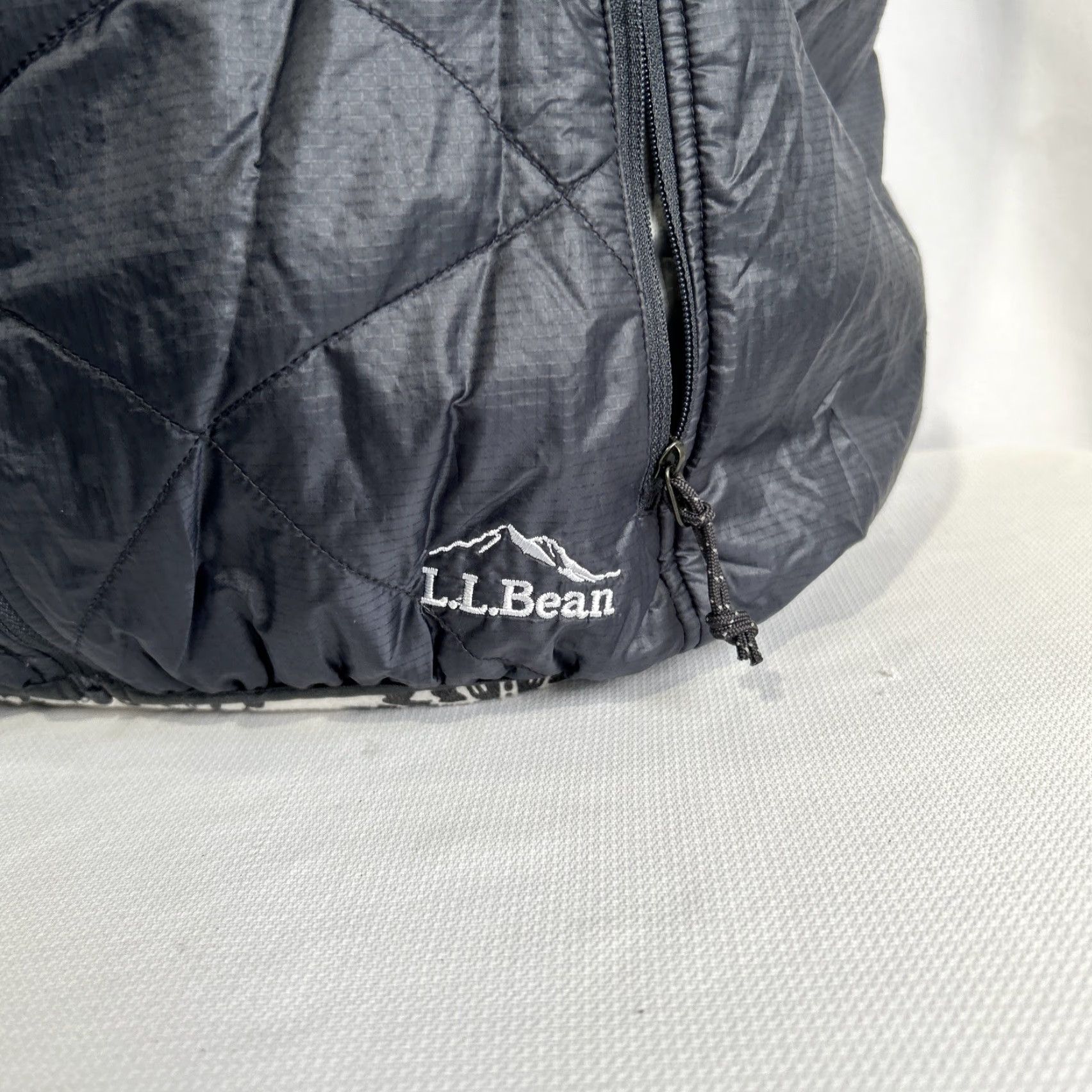 Vintage L.L.Bean Vest Womens Large Blue PrimaLoft Packaway Quilted Full Zip Lightweight Size L / US 10 / IT 46 - 2 Thumbnail