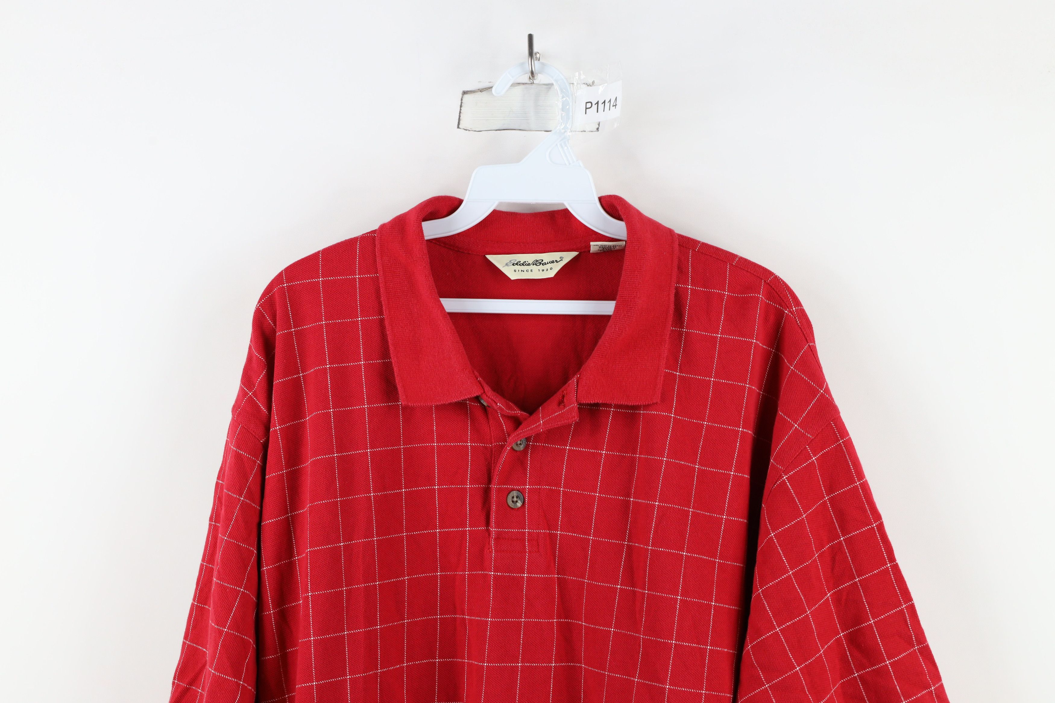 Eddie Bauer × Vintage Vintage 90s Eddie Bauer Short Sleeve Collared Polo Shirt Size US XXL / EU 58 / 5 - 2 Thumbnail