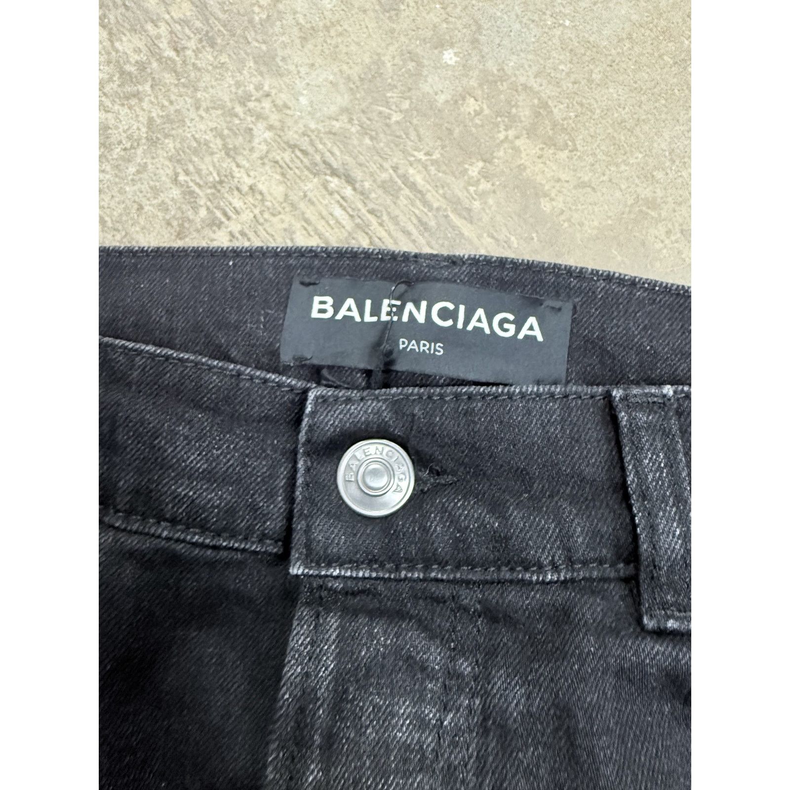 Balenciaga Balenciaga Jeans Black Used 30 Size US 30 / EU 46 - 2 Thumbnail