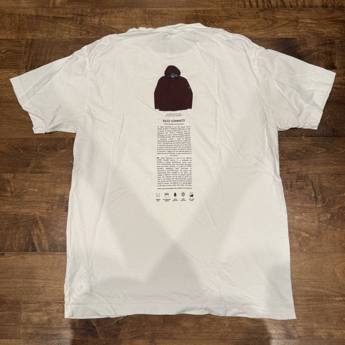 Stone Island Stone Island Archivo “Raso Gommato” T-Shirt Size US L / EU 52-54 / 3 - 1 Thumbnail