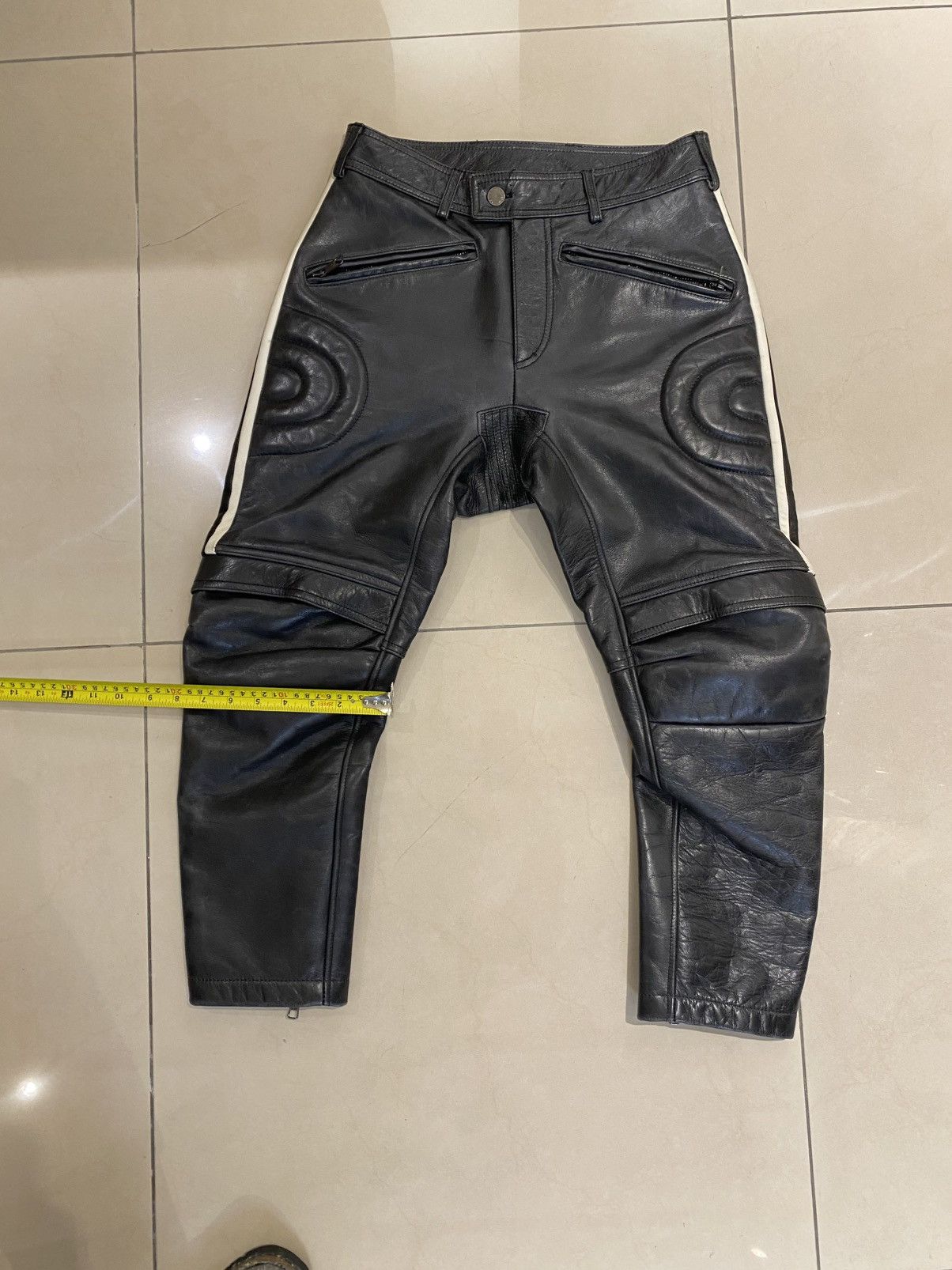 Leather × Neil Barrett Neil Barrett BIKER Leather Pant 28 Size US 28 / EU 44 - 15 Thumbnail