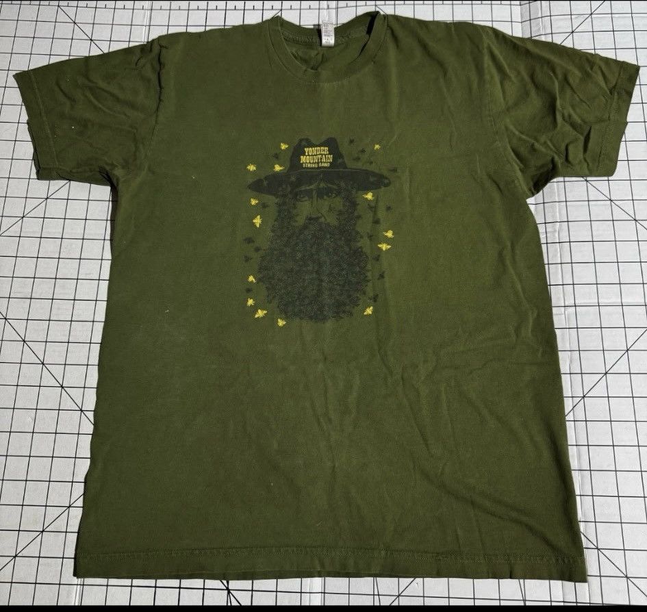 American Apparel Yonder Mountain String Band 2007 Concert T-shirt Size L Size US L / EU 52-54 / 3 - 2 Thumbnail