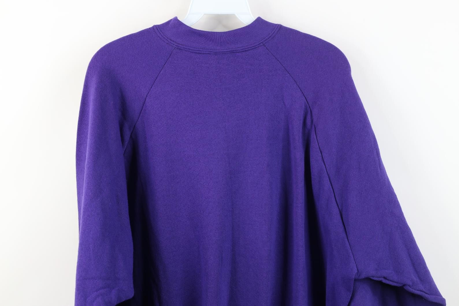 Vintage Deadstock Vintage 90s Streetwear Raglan Sweatshirt USA Size XL / US 12-14 / IT 48-50 - 11 Thumbnail