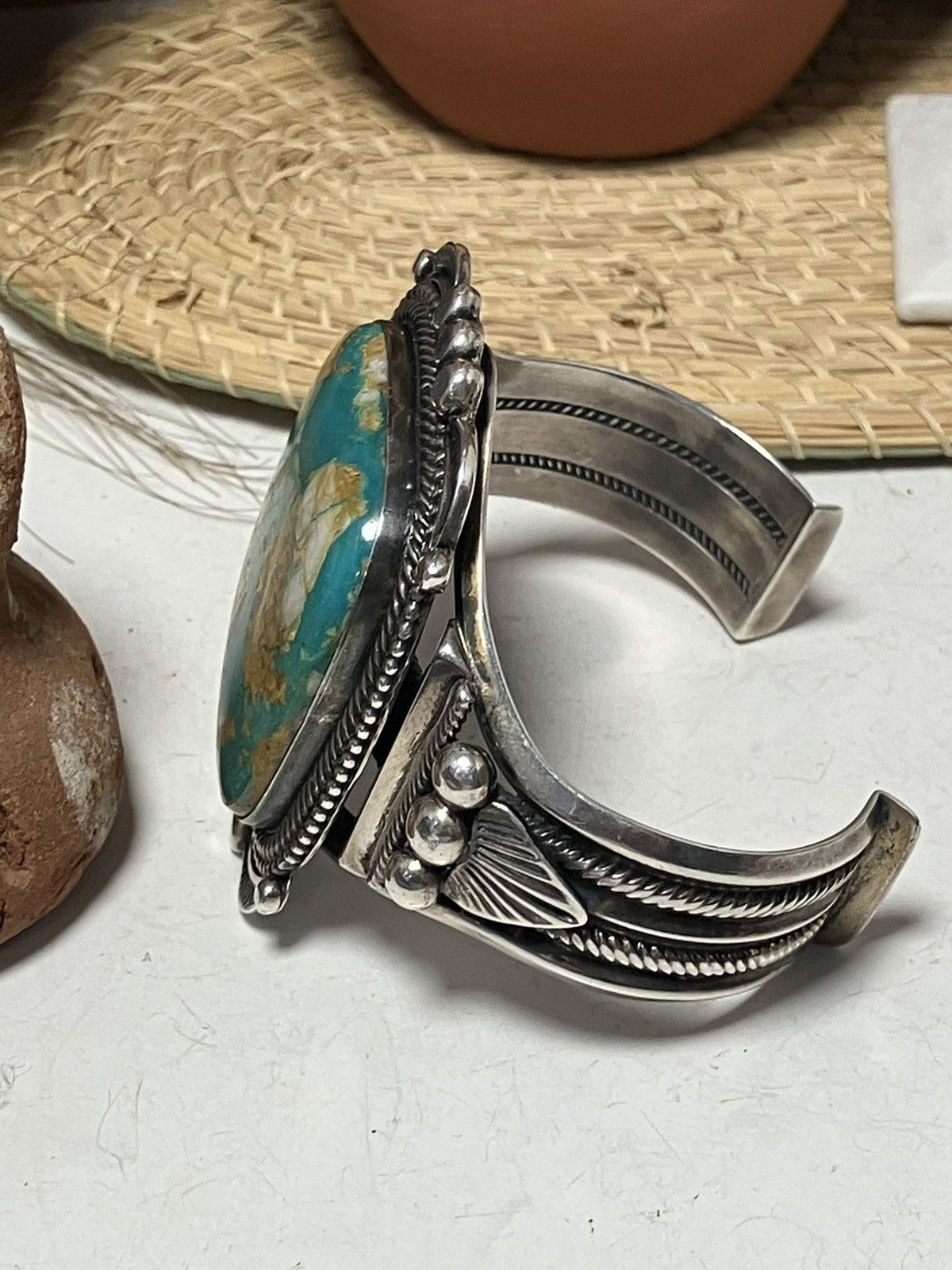 Other Stunning Vintage Navajo Cuff by Master Silversmith Tom Lewis Size ONE SIZE - 5 Thumbnail