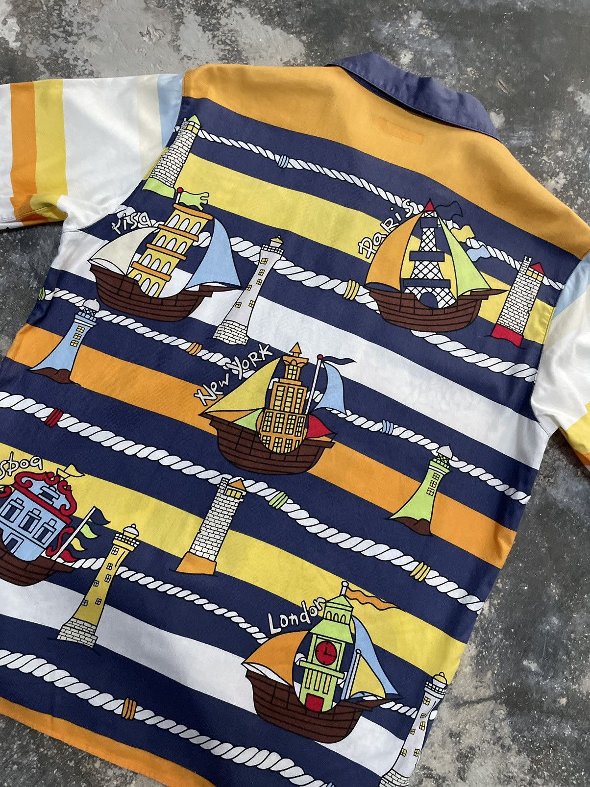 Jean Charles De Castelbajac 🔥RARE🔥 Vintage JC de Castlebajac OVP Art Button up Shirt Size US M / EU 48-50 / 2 - 6 Thumbnail
