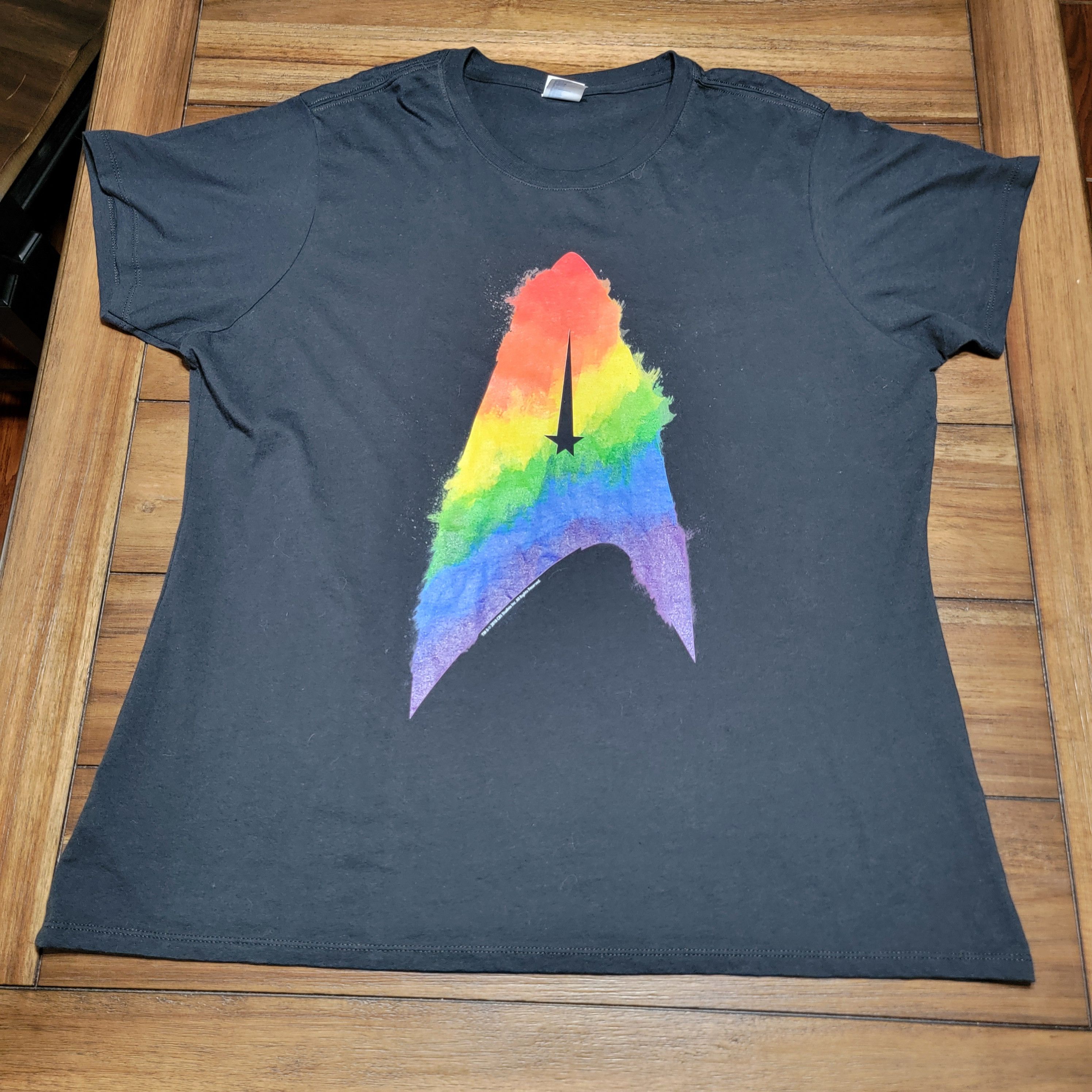 Other Pride Star Trek SS Black Tee - Size Ladies XXL Size XXL / US 16-18 / IT 52-54 - 1 Thumbnail
