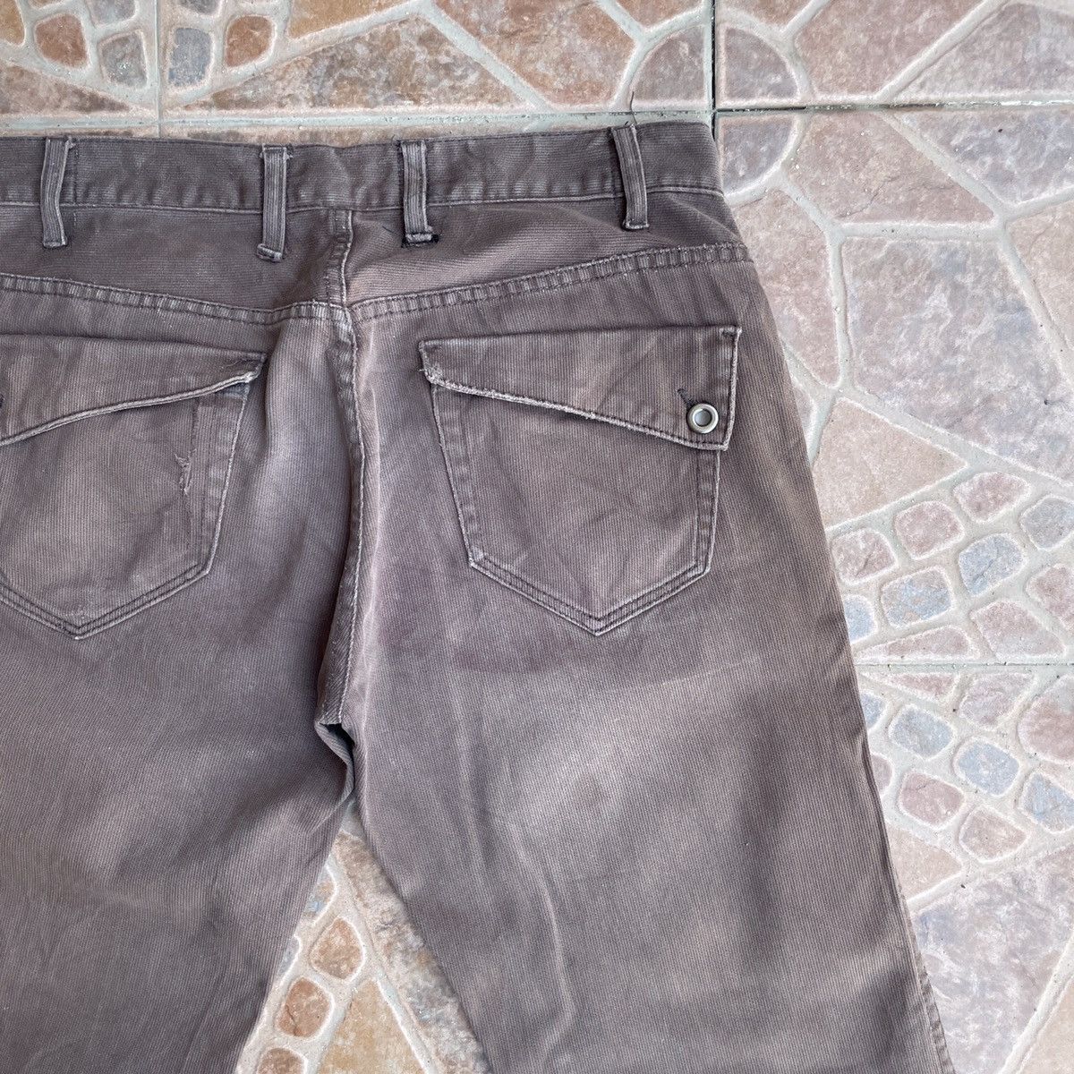 Beams Plus Vintage Beams Corduroy Distressed Casual Pants Size US 32 / EU 48 - 8 Thumbnail