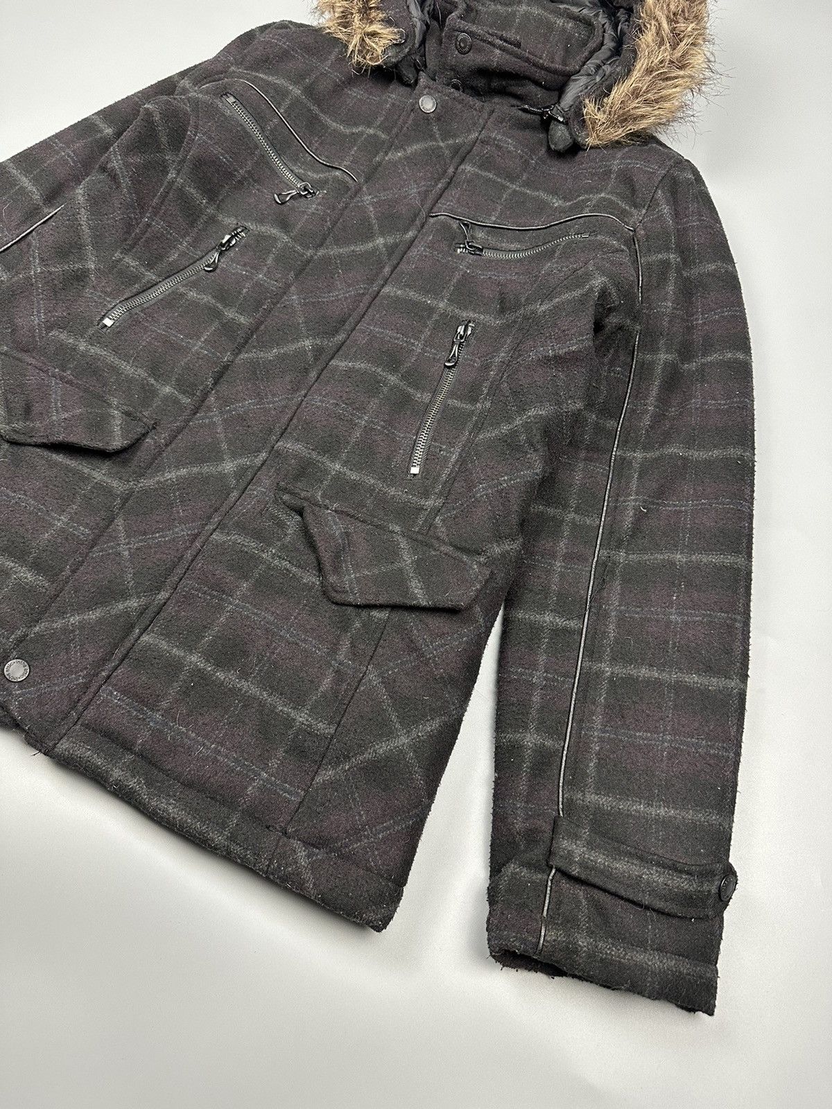 14th Addiction × In The Attic In The Attic Checked Hooded Jacket Size US M / EU 48-50 / 2 - 4 Thumbnail