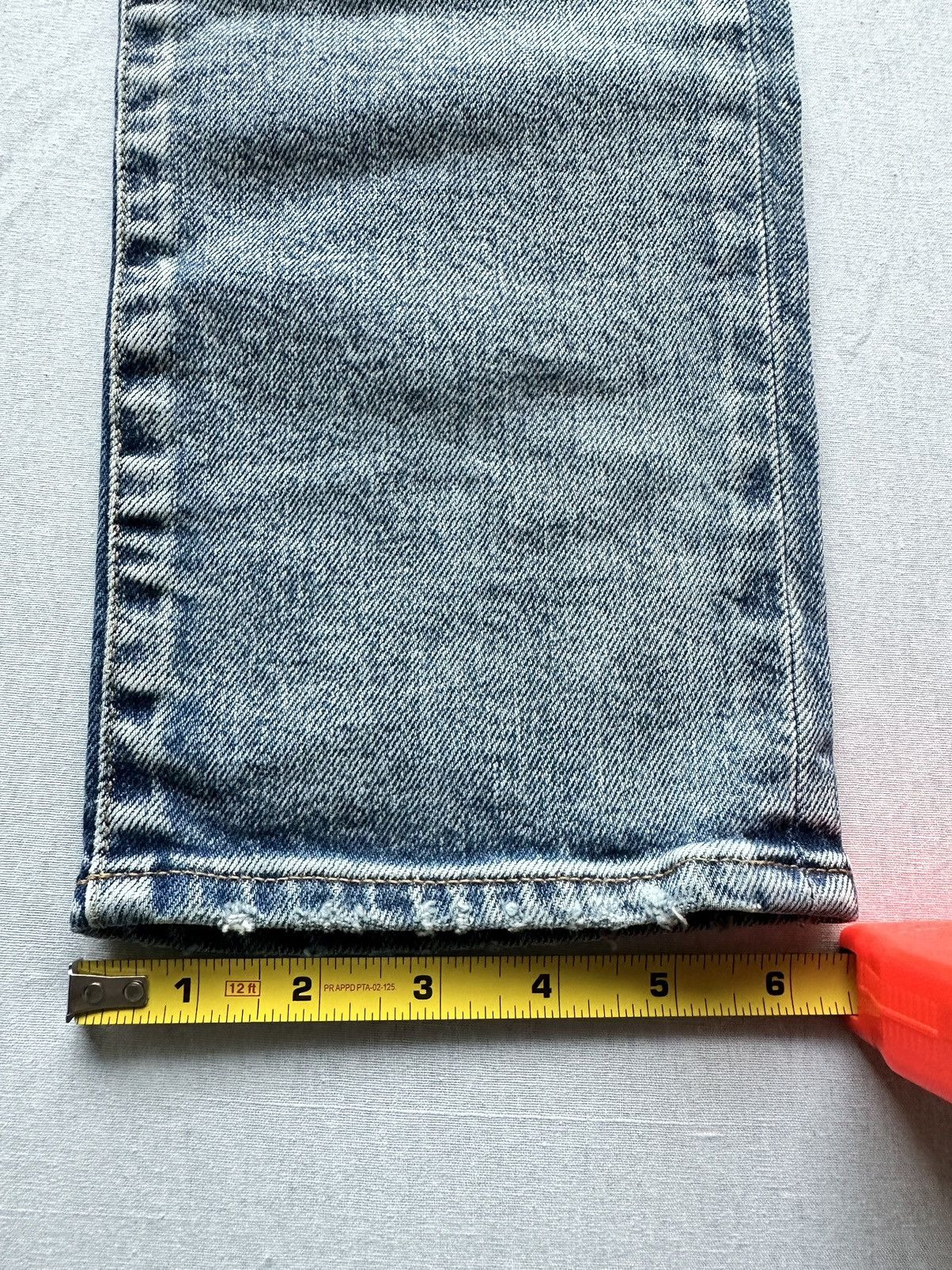 Saint Laurent Paris Saint Laurent Santa Monica Blue 5 Pocket Jeans D02 Skinny 33 Size US 33 - 4 Thumbnail