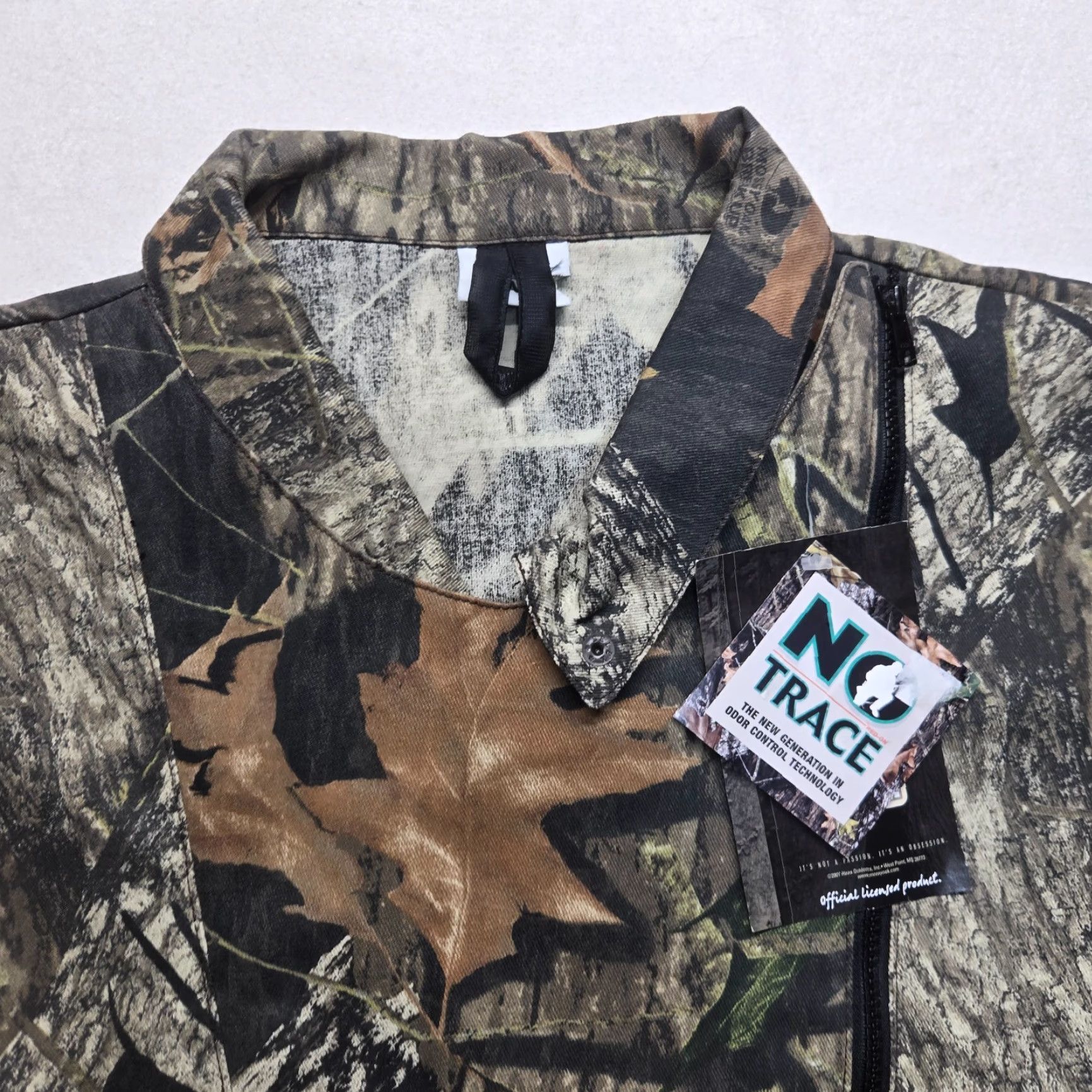 Vintage NEW VTG Mossy Oak Camo Jacket Camo Halter Zip Hunting Coat 90s Adult Men's XL Size US XL / EU 56 / 4 - 2 Thumbnail