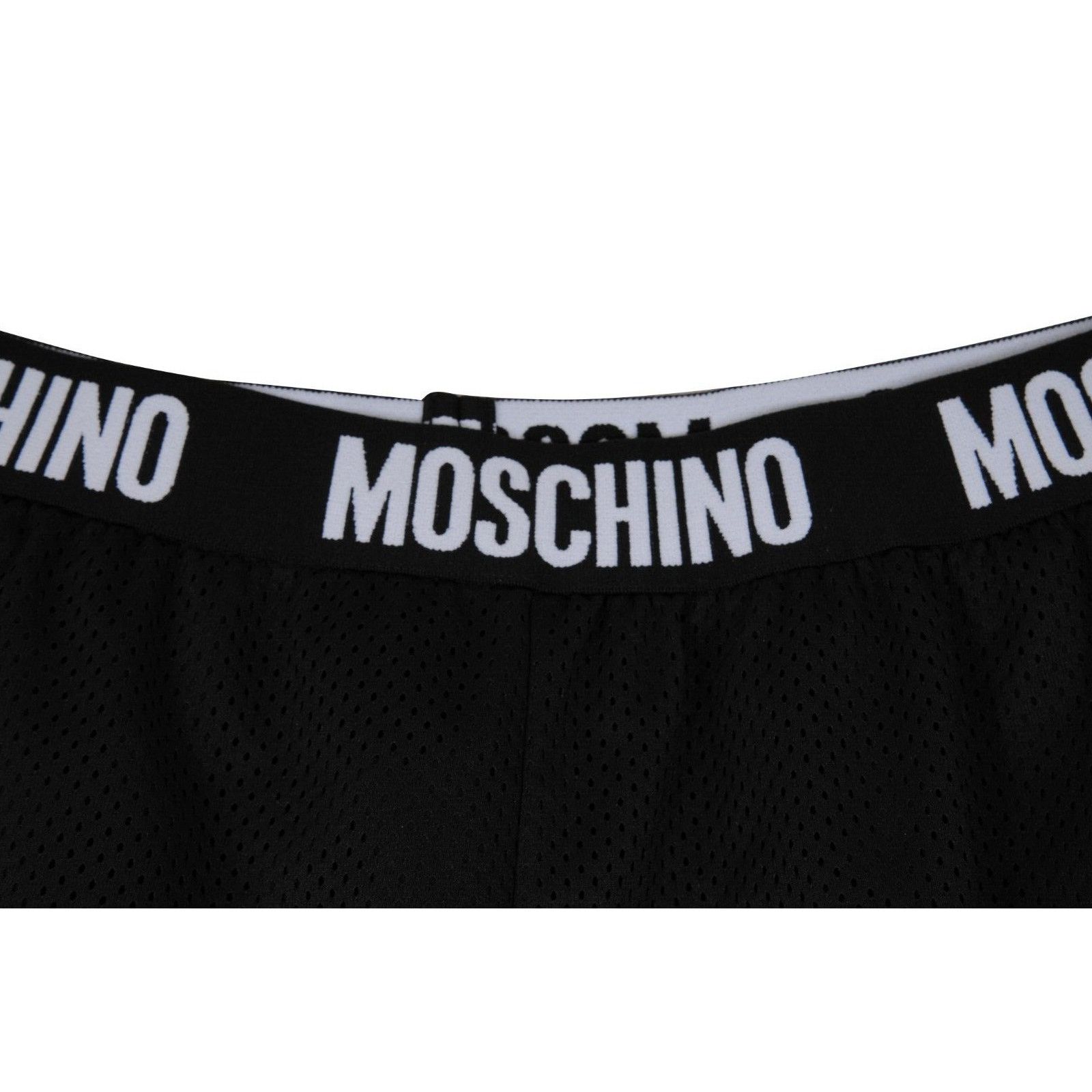 Moschino Swim Trunks Large Black Logo Swim Shorts Size US 32 / EU 48 - 3 Thumbnail