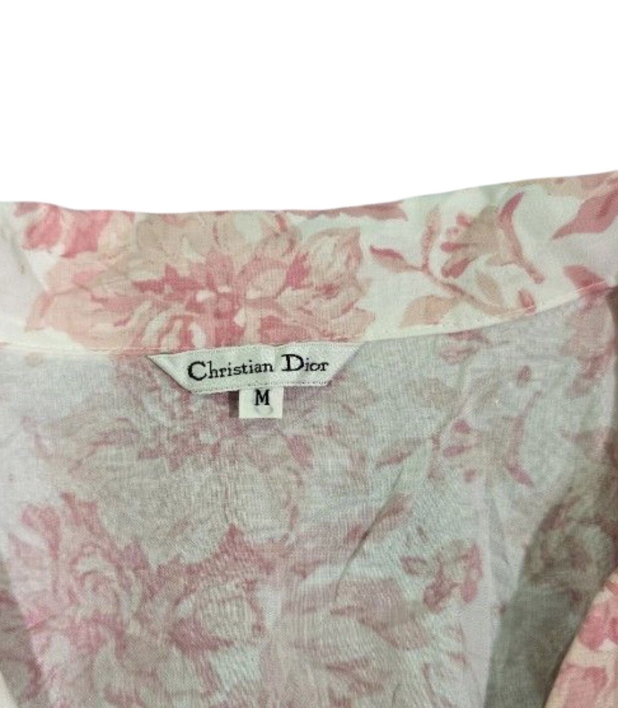 Christian Dior Monsieur Vintage Christian Dior Floral Wrap Blouse Size M / US 6-8 / IT 42-44 - 2 Thumbnail