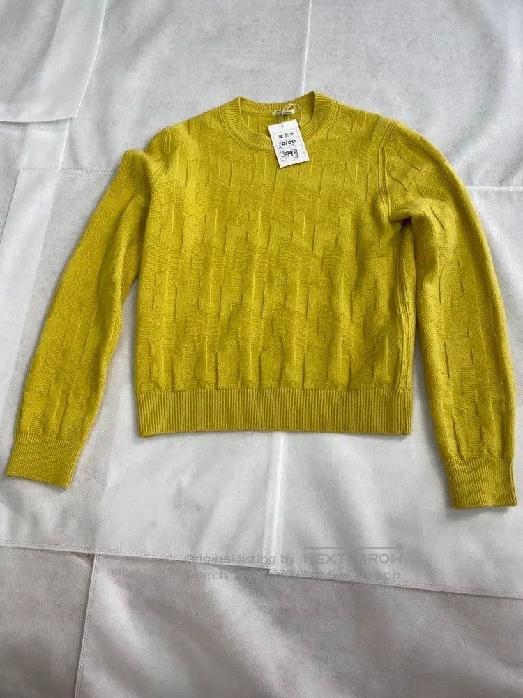 Hermes Hermes Yellow sweater Size XS / US 0-2 / IT 36-38 - 1 Thumbnail