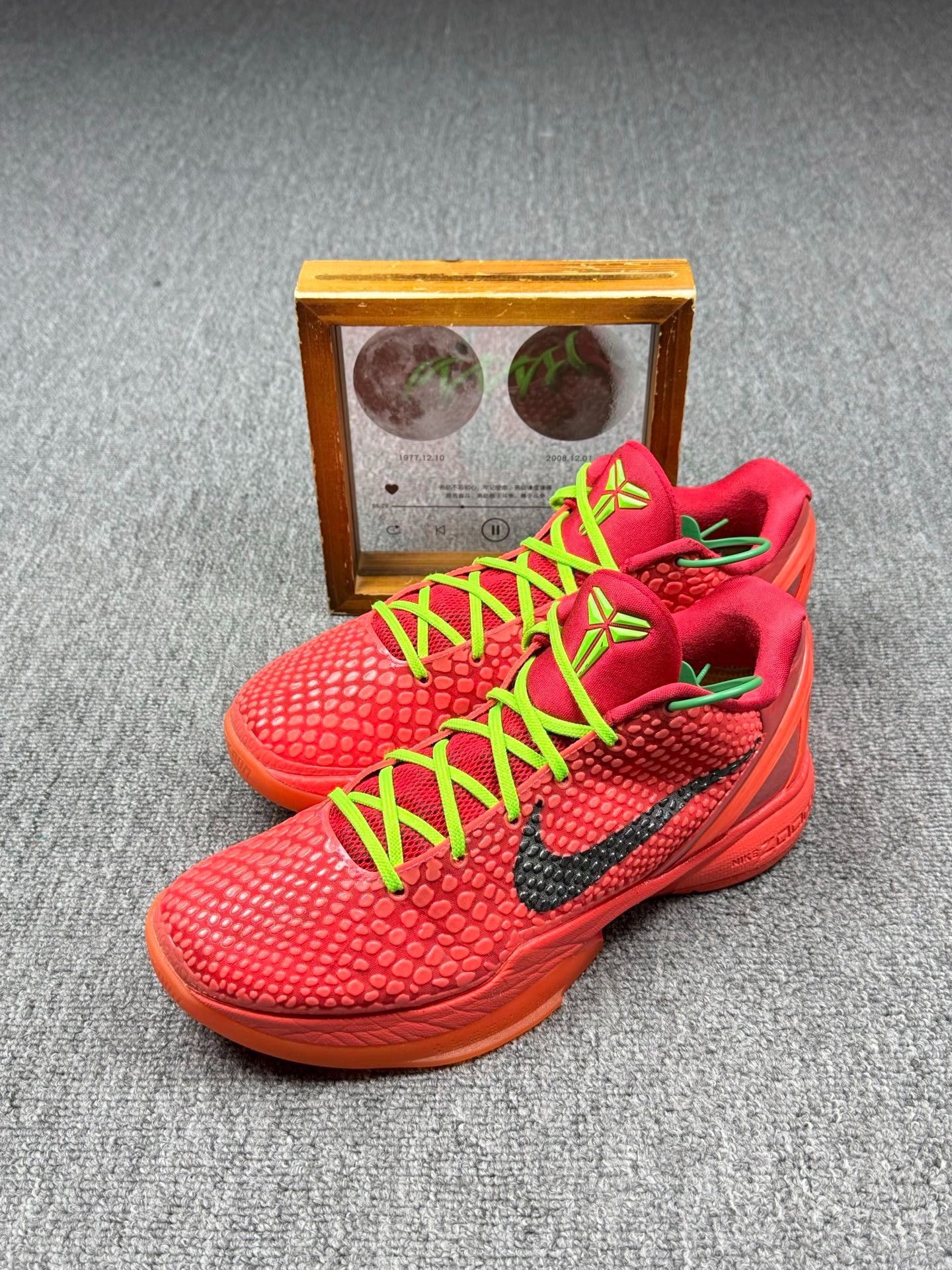 Nike Nike KOBE6 Red Lowtop Sneakers 9 Men Size US 9 / EU 42 - 1 Thumbnail