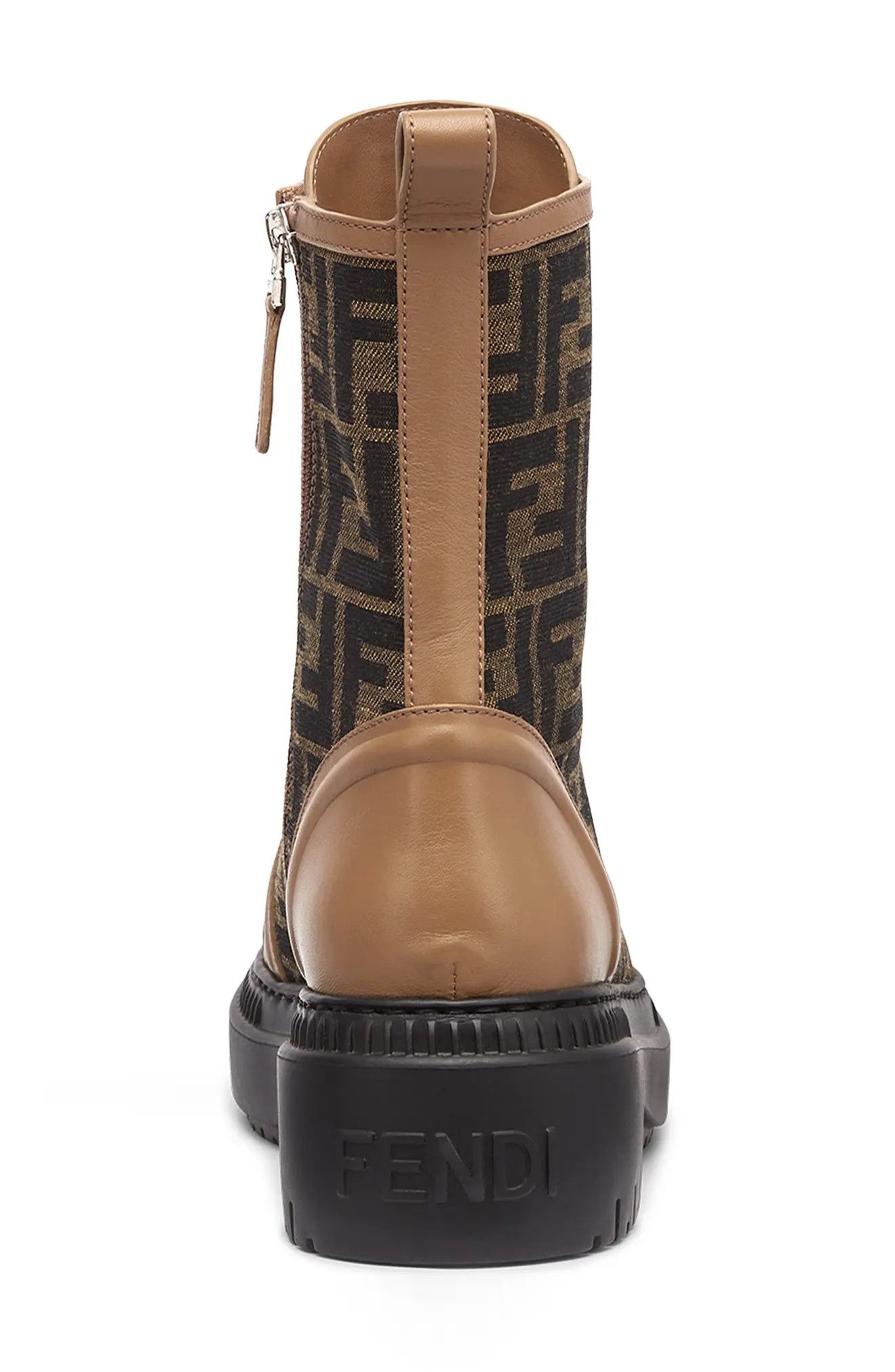 Fendi o1w1db10725 8T8353 Domino Boots in Tabacco Nero/Sand Size US 7 / IT 37 - 4 Thumbnail