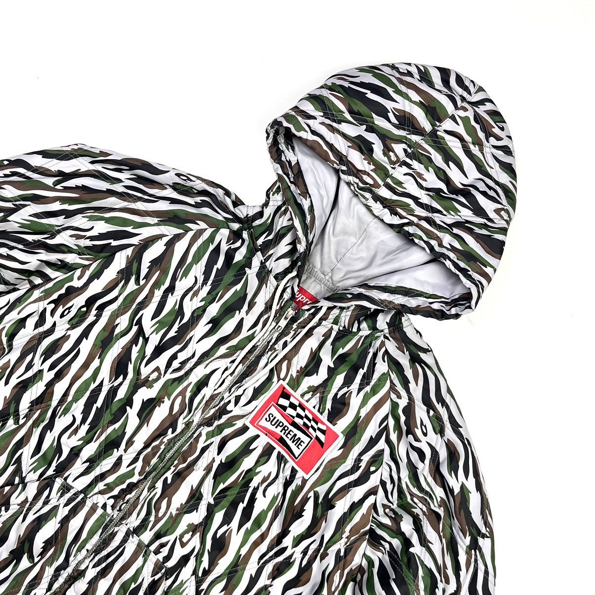 Supreme Supreme GoodEnough Patchwork Madras hooded jacket