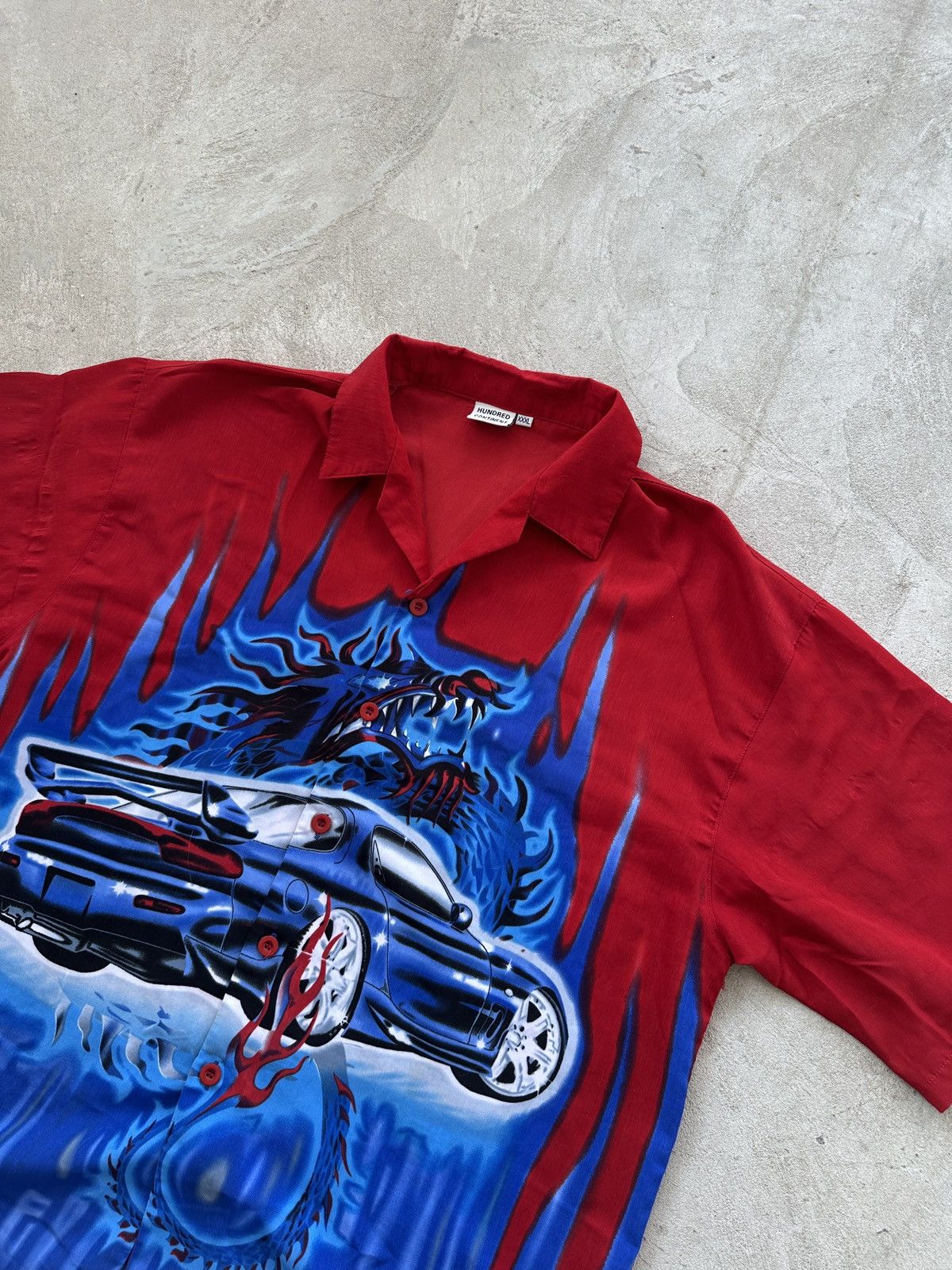 Other Vintage Y2K Dragon Rx-7 Shirt Men’s Size XXXL Size US XXL / EU 58 / 5 - 2 Thumbnail
