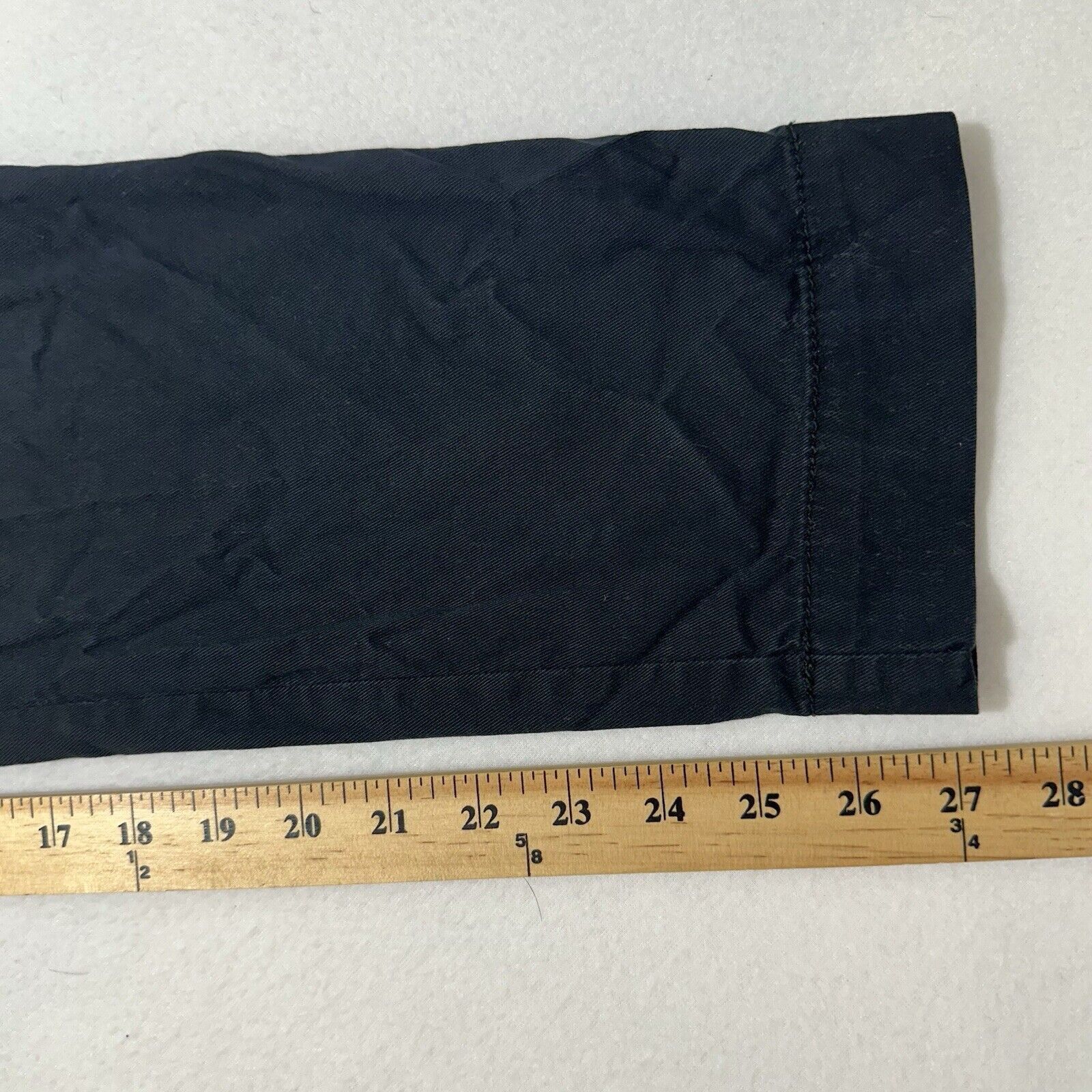 Anthropologie Maeve 2 Black High Rise Flat Front Chino Pants (25x27) Size 26" / US 2 / IT 38 - 12 Thumbnail