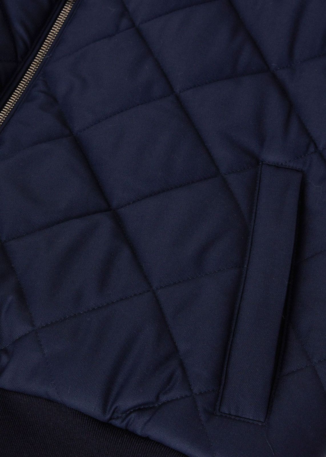 Loro Piana o1srvl11e0125 Ampay Hooded Bomber Jacket in Navy Blue Size US S / EU 44-46 / 1 - 3 Thumbnail