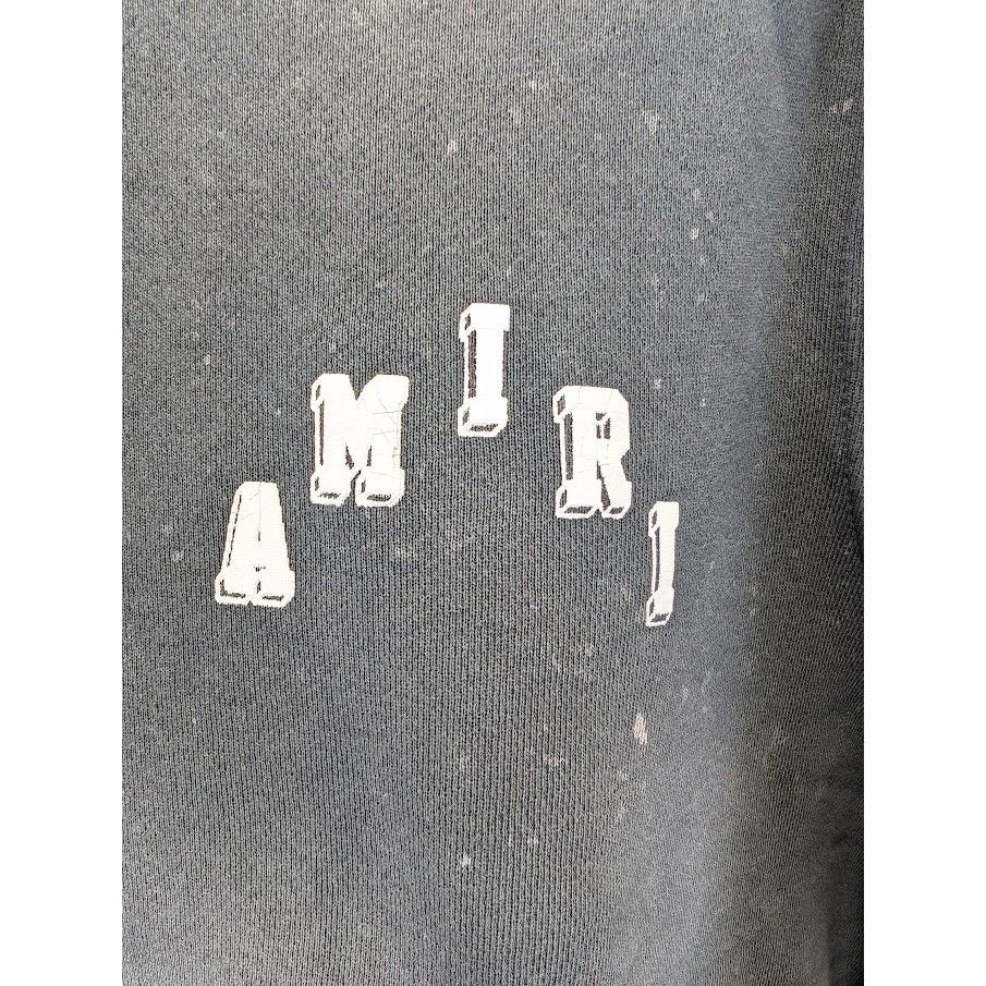 Amiri o1rshd1 Vintage Collegiate Zip Hoodie in Black Size US M / EU 48-50 / 2 - 10 Thumbnail