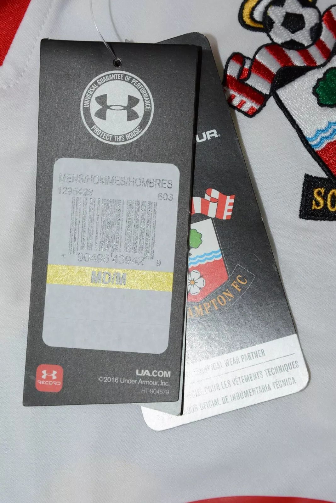 Under Armour *BNWT* SOUTHAMPTON 2017/2018 SIGNED UNDER ARMOUR M 10 AUSTIN Size US M / EU 48-50 / 2 - 4 Thumbnail