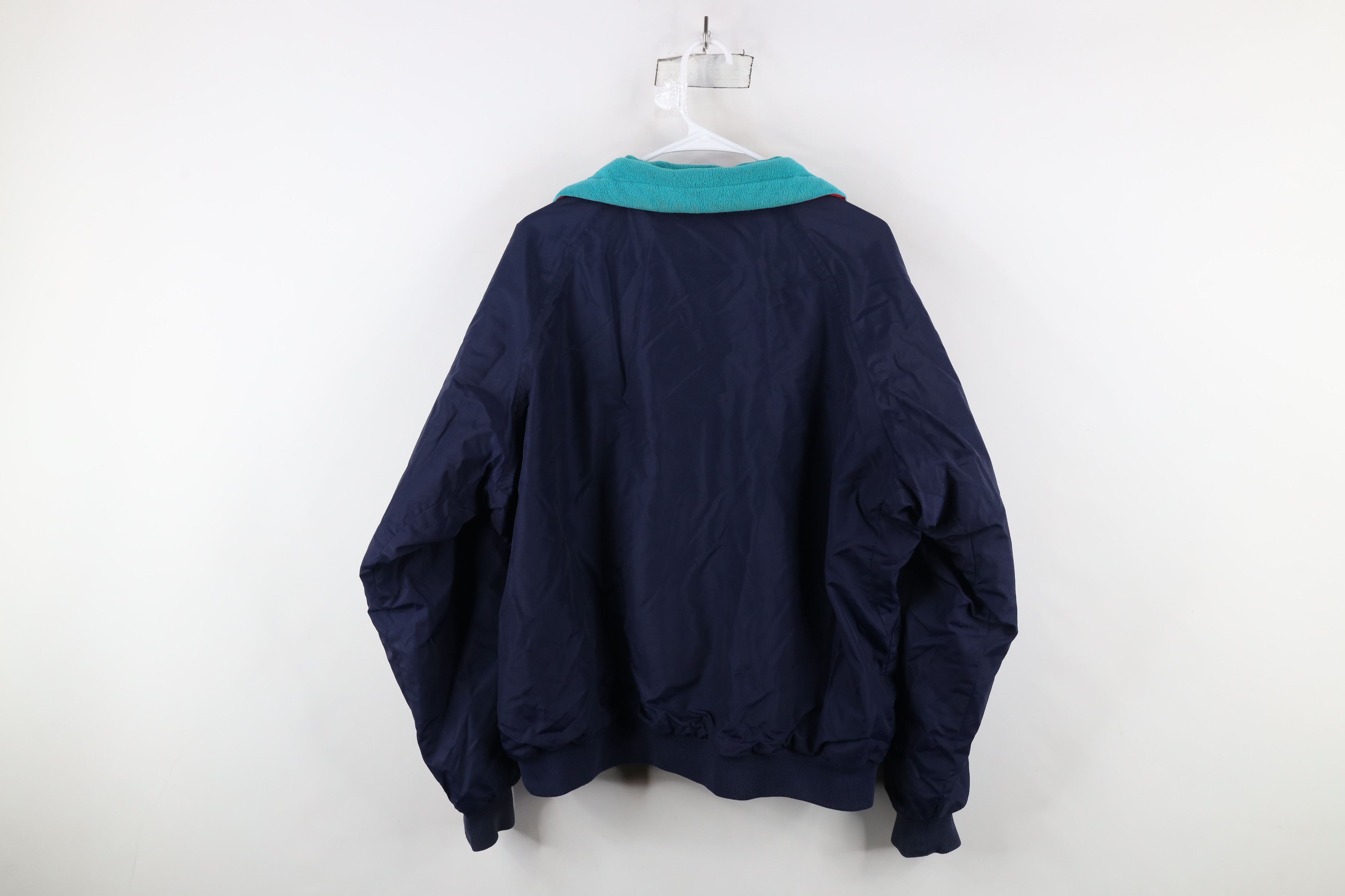 Columbia × Vintage Vintage 90s Columbia Spell Out Fleece Lined Bomber Jacket Size US XXL / EU 58 / 5 - 12 Thumbnail