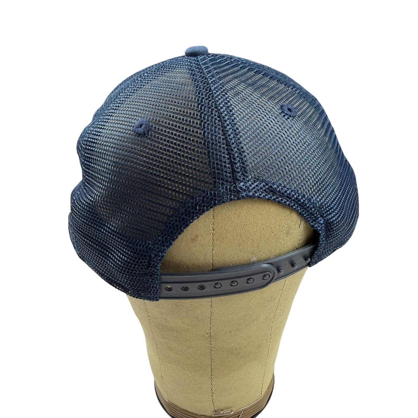 Carhartt Carhartt Navy Blue Trucker Snapback Hat Cap Size ONE SIZE - 3 Thumbnail