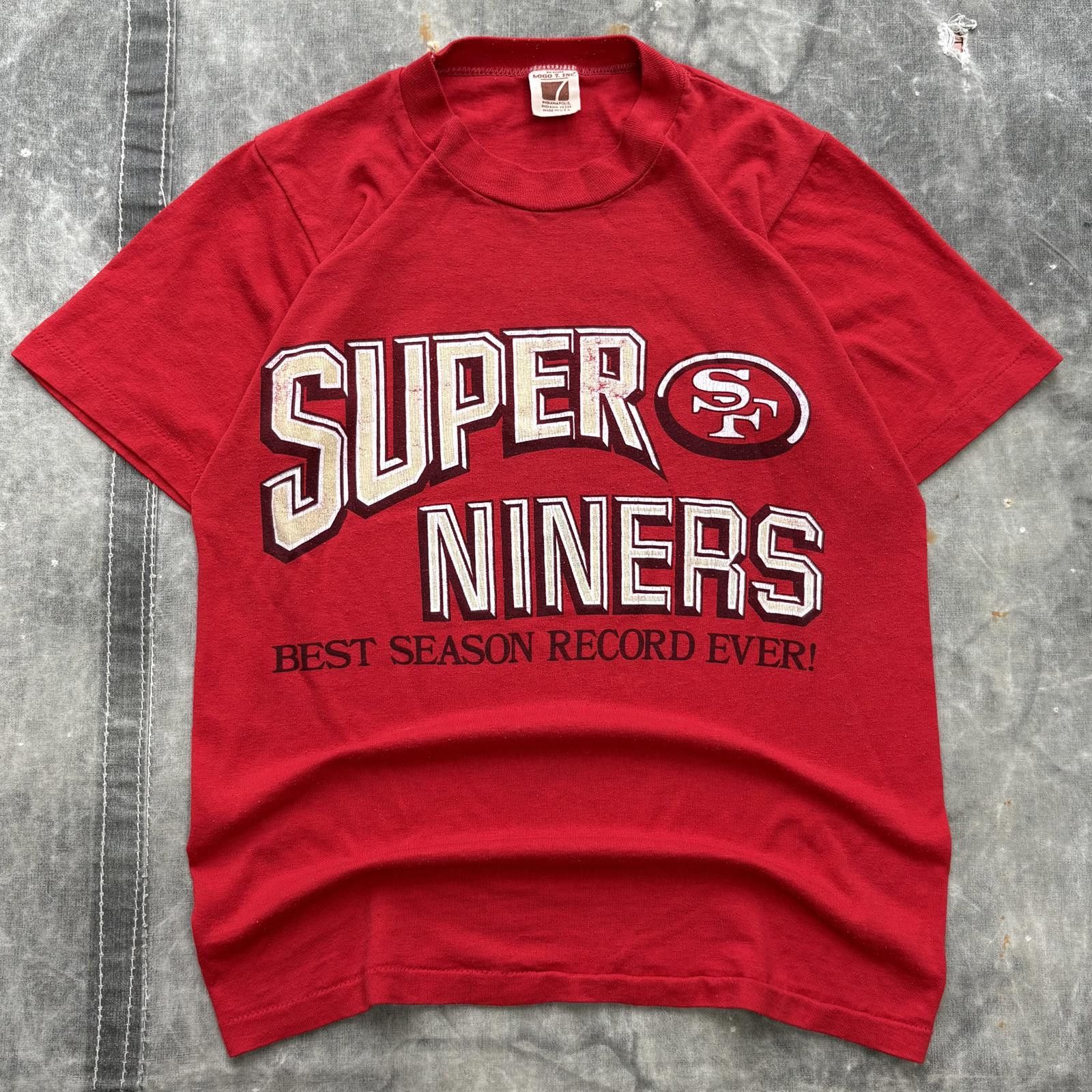 Logo 7 Vintage 80s Logo 7 San Francisco 49ers Super Niners Shirt Size US S / EU 44-46 / 1 - 1 Thumbnail