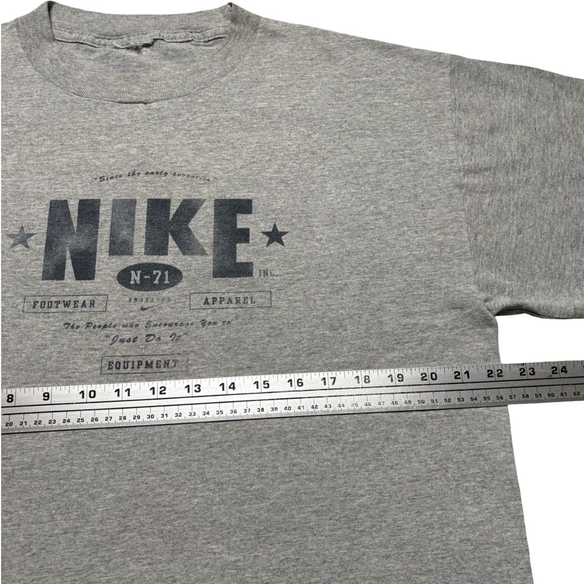Nike Vintage 90s Nike Athletic Dept Graphic T Shirt Distressed Size US L / EU 52-54 / 3 - 5 Thumbnail