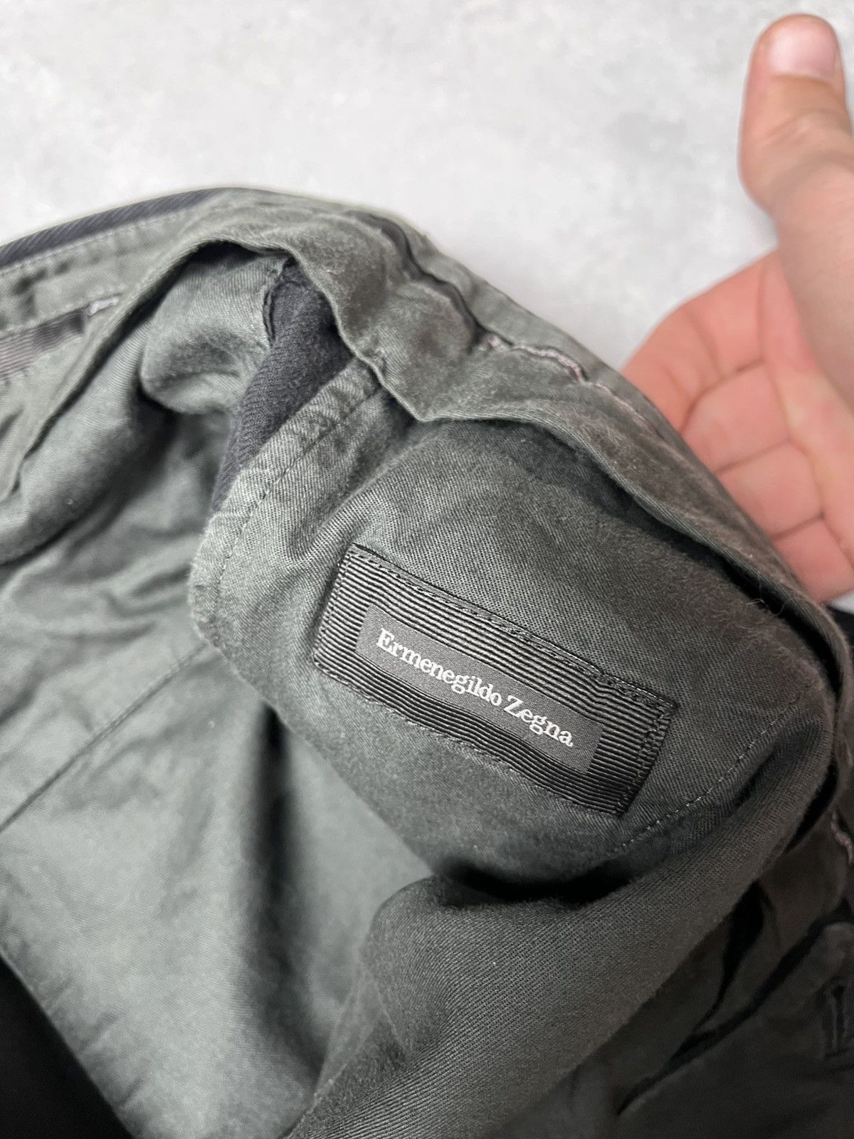 Ermenegildo Zegna VERY RARE ERMENEGILDO ZEGNA LUXURY COTTON PANTS Size US 38 / EU 54 - 2 Thumbnail