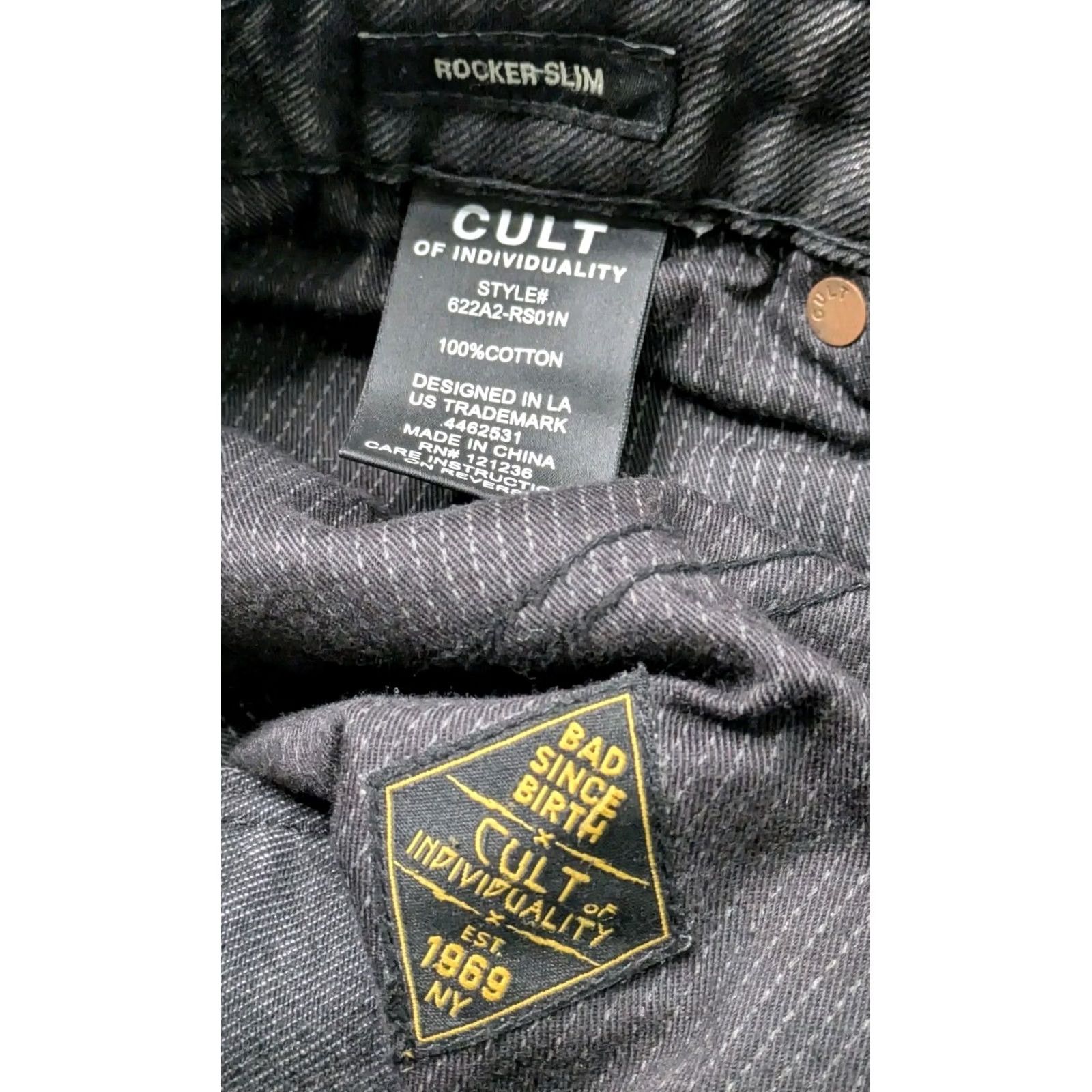 Cult Of Individuality Cult Of Individuality Jeans 32x32 Public Enemy Rocker Slim Graphitti Rap Size US 32 / EU 48 - 6 Thumbnail