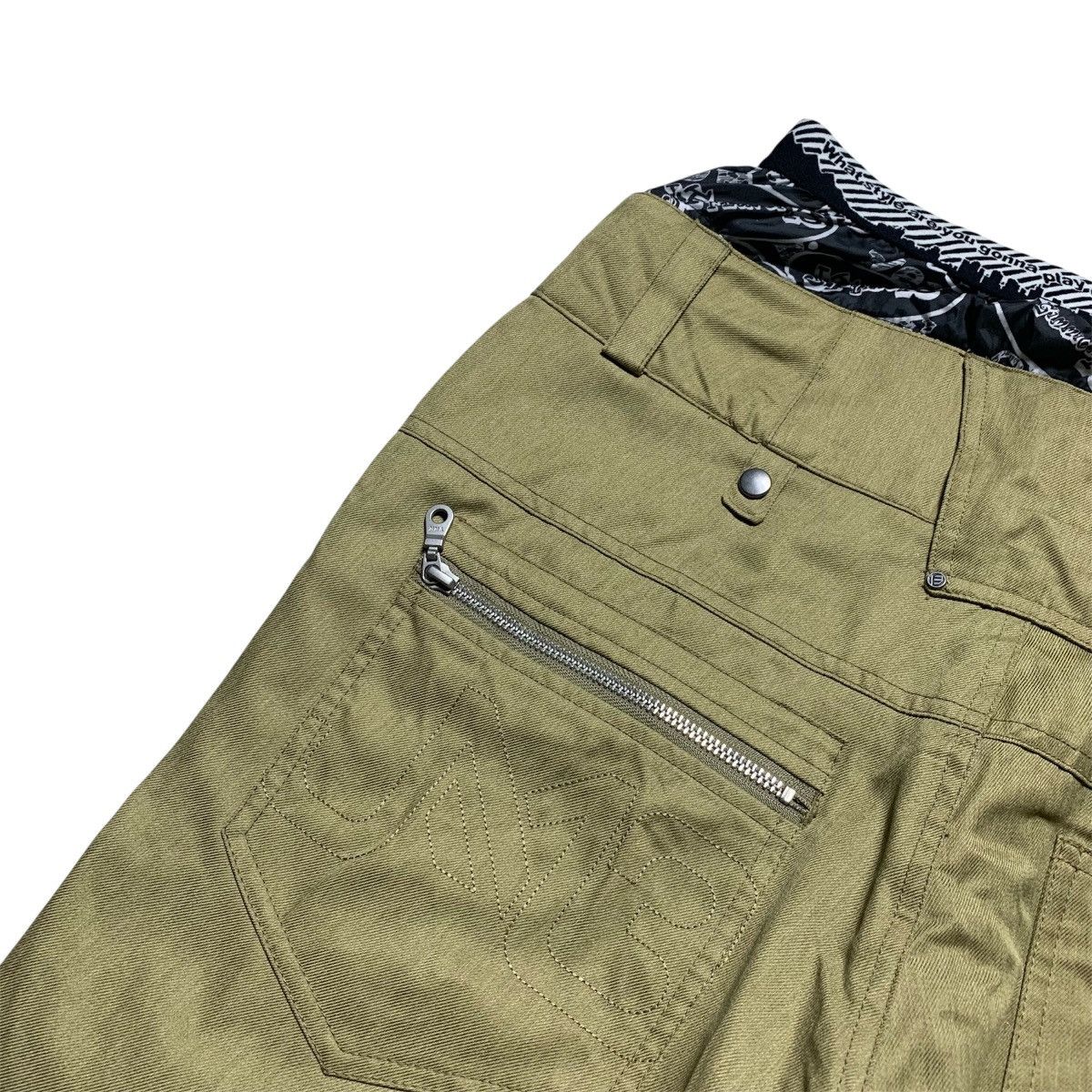 Japanese Brand Double Waist Jack Frost 13 Bondage Flare Multipocket Pants Size US 36 / EU 52 - 6 Thumbnail
