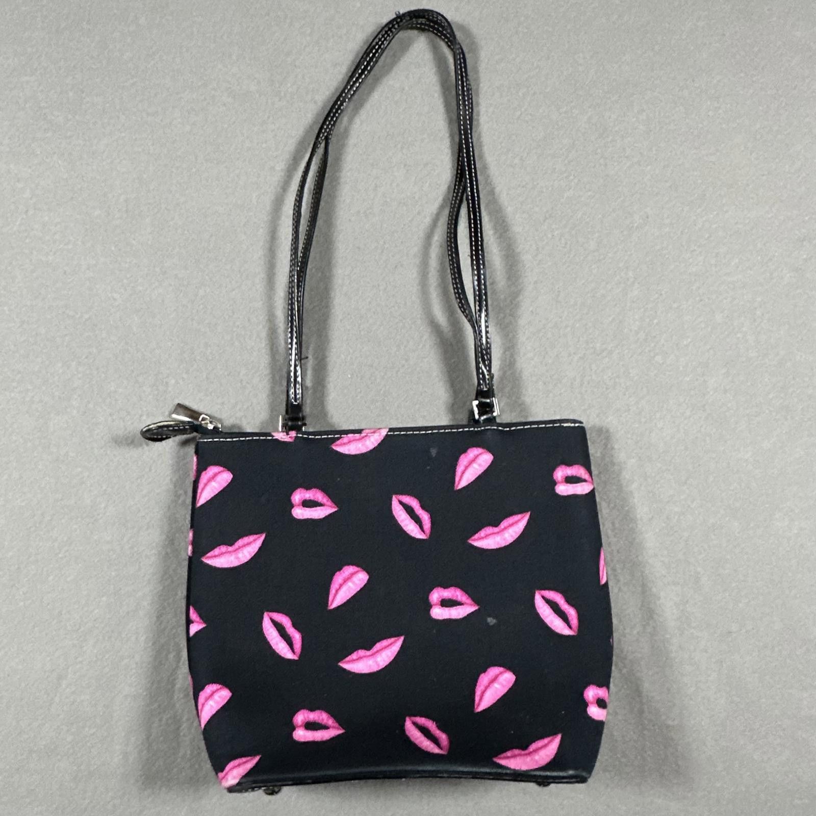 Other Shoulder Bag Lips Pink And Black Y2K Size ONE SIZE - 2 Thumbnail