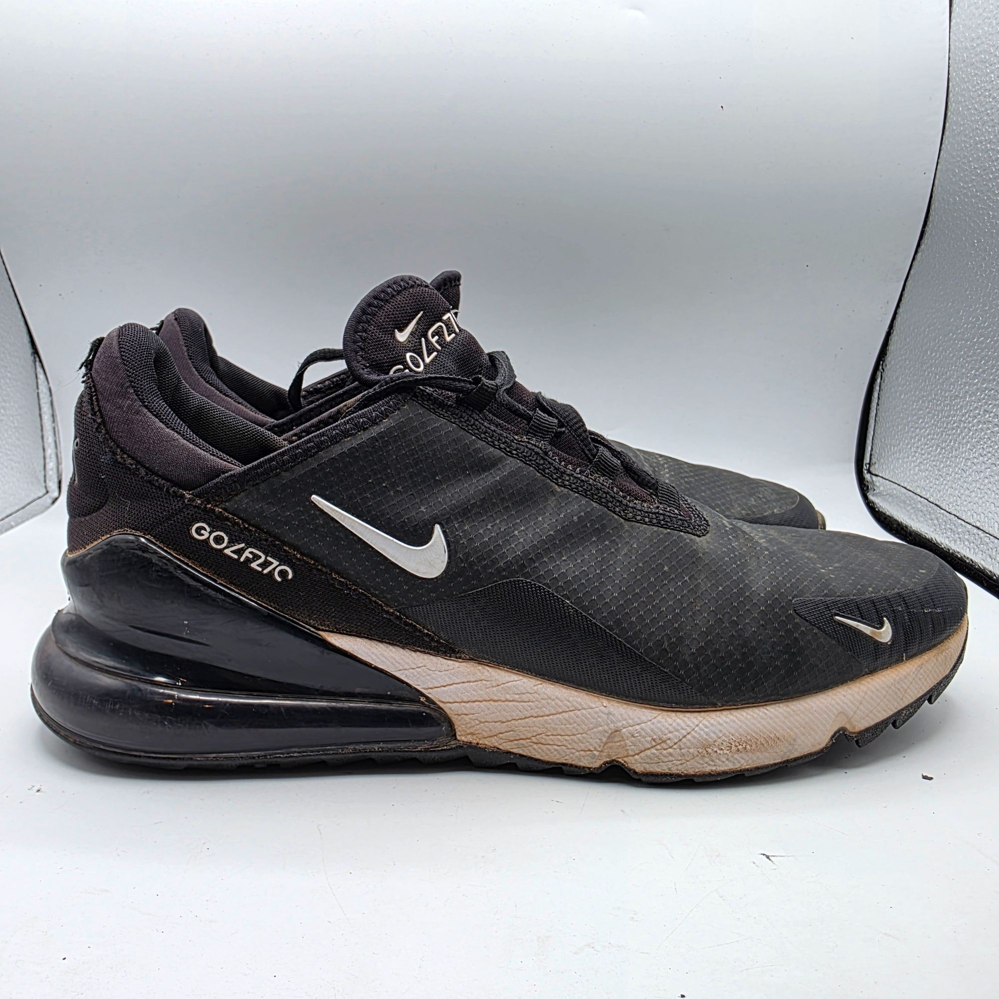 Nike Nike Air Max 270 G Spikeless Golf Shoes Mens 10 Black Lightw Size US 10 / EU 43 - 12 Thumbnail