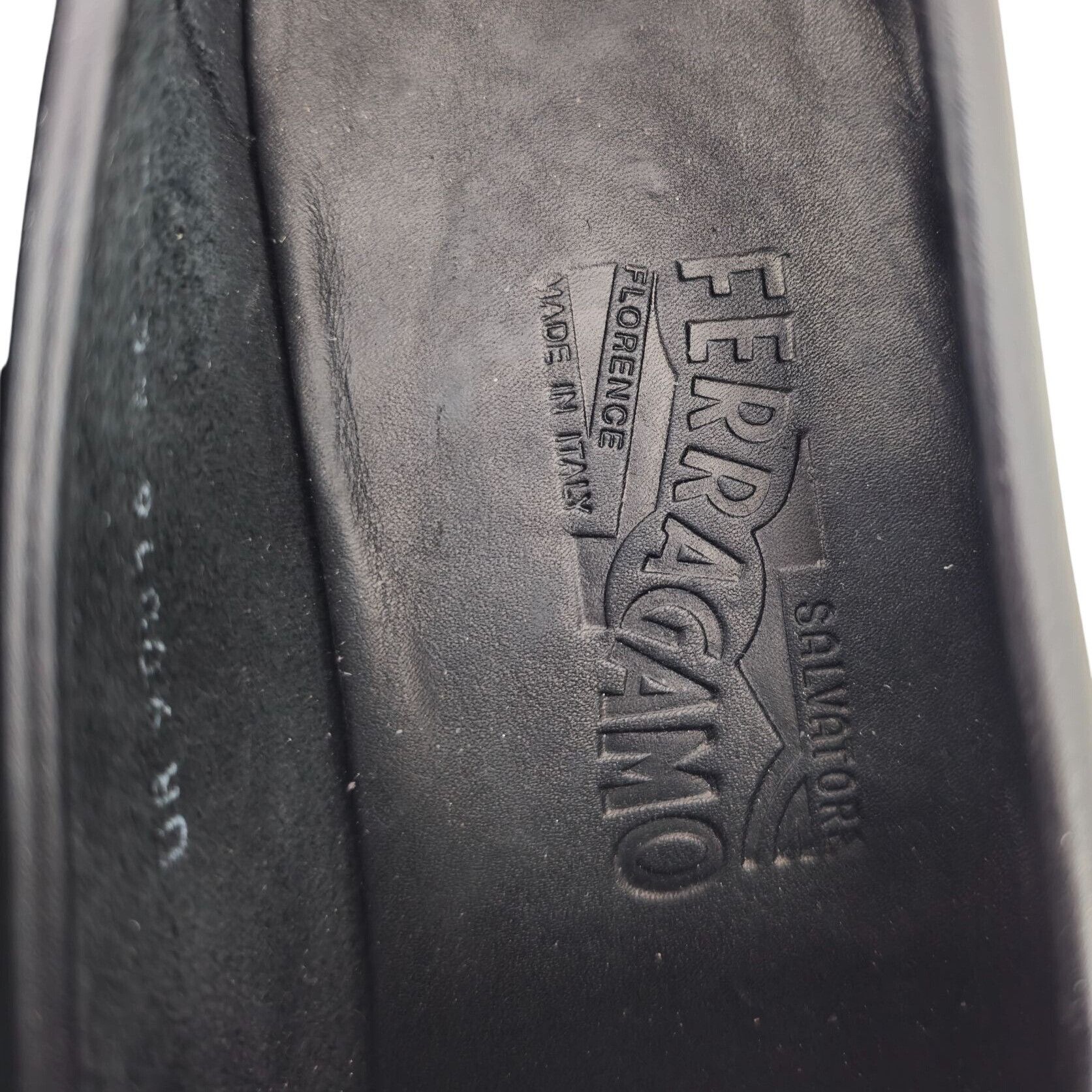 Salvatore Ferragamo Salvatore Ferragamo Italy Mens 6.5EE Black Calf Dress Shoes Size US 6.5 / EU 39-40 - 12 Thumbnail
