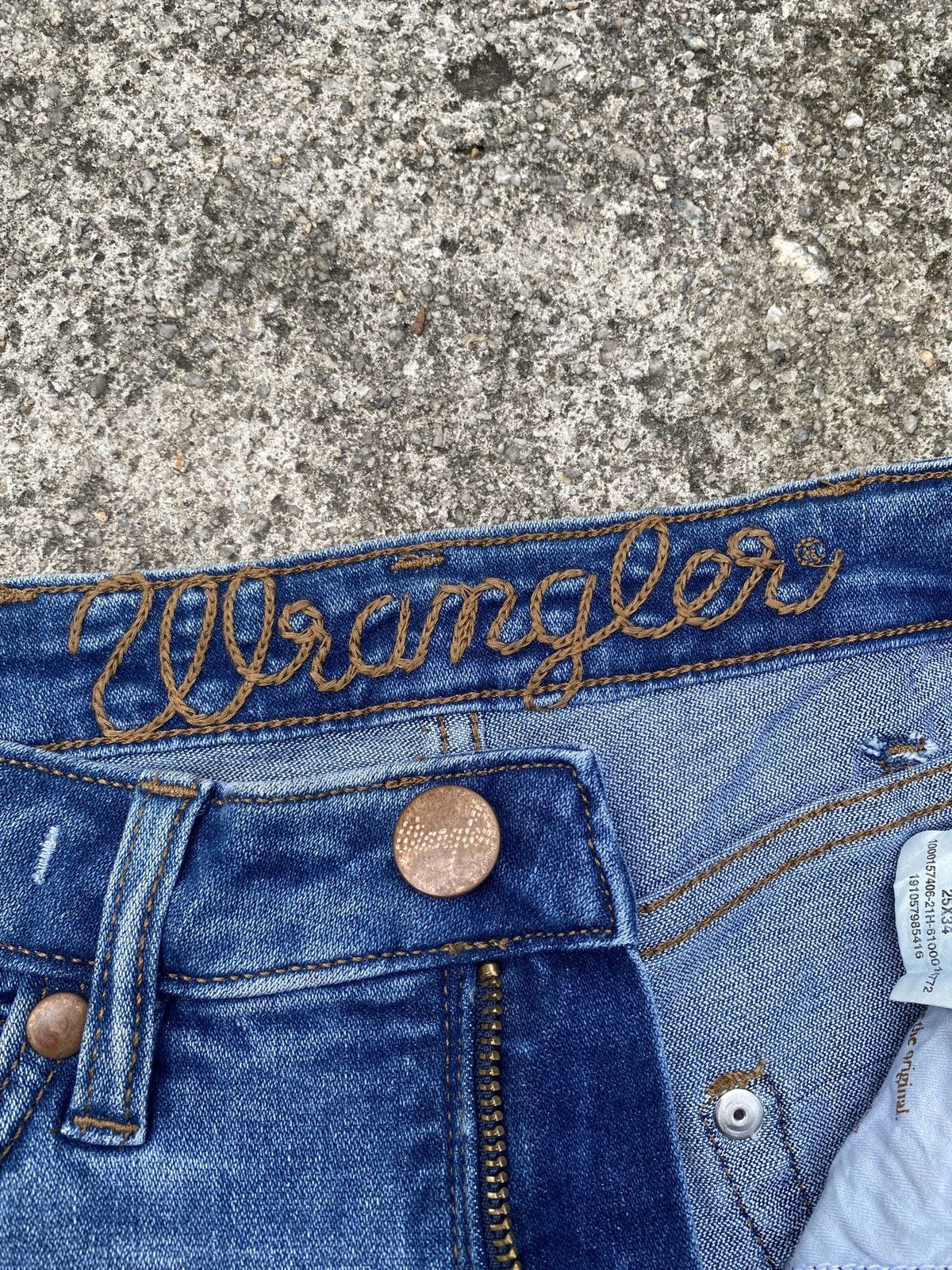 Japanese Brand × Vintage × Wrangler Wrangler Retro High Rise Super Flare Jeans Size US 26 / EU 42 - 12 Thumbnail