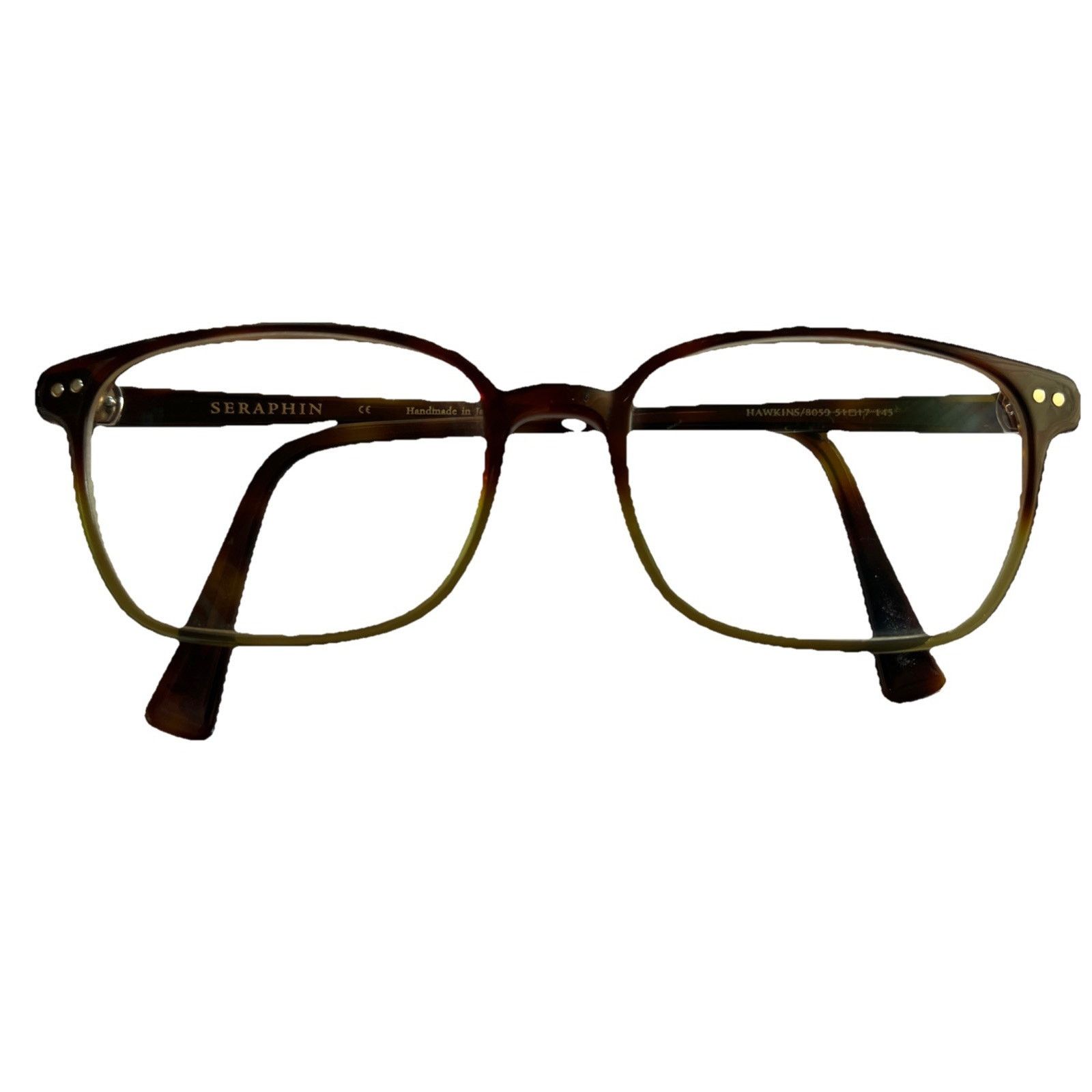 SERAPHIN Seraphin Hawkin 8059 Eyeglass Tortoise Frame 51-17-145 21543 Size ONE SIZE - 1 Thumbnail
