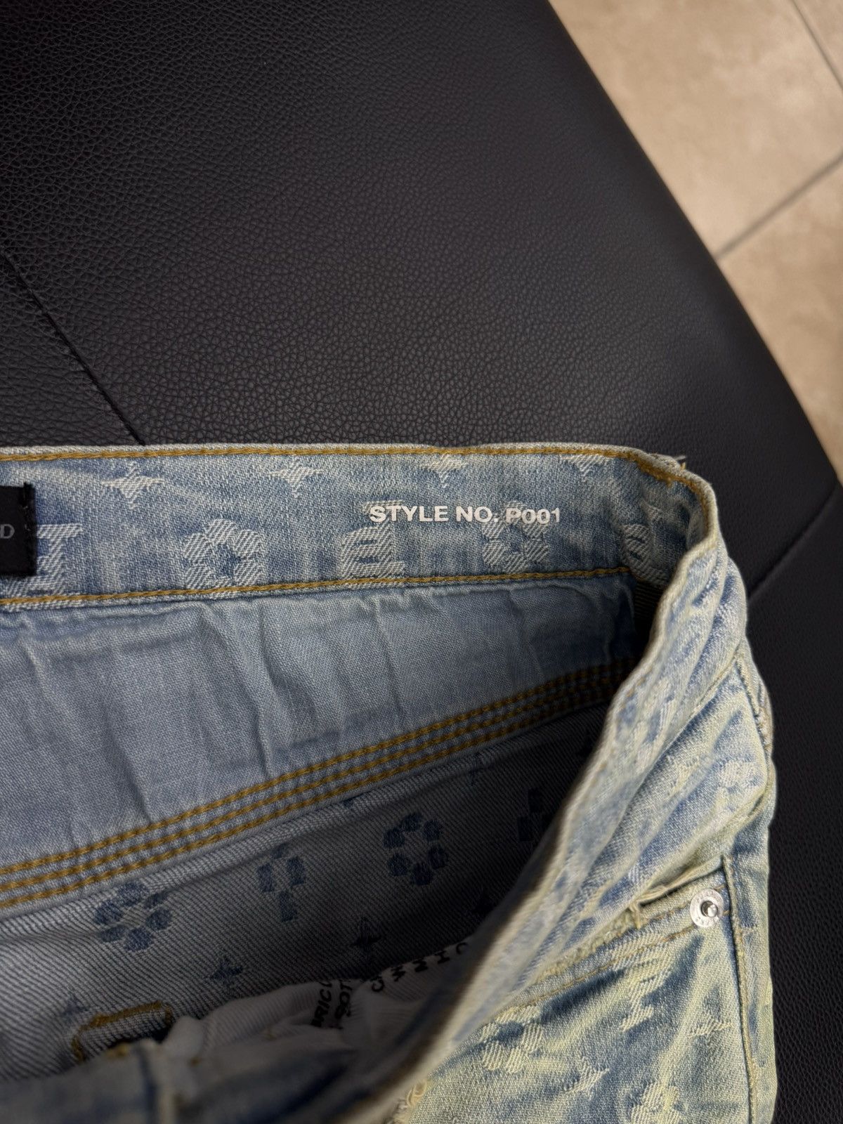 Purple Brand Purple Brand Jeans Blue/Yellow Jeans Size 31 🧼 Size US 31 - 12 Thumbnail