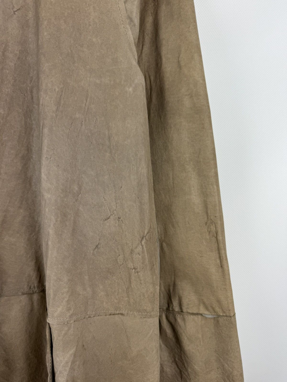 Annette Gortz Gortz Avant-Garde Lamb Leather Unlined Trench Coat Jacket Size S / US 4 / IT 40 - 11 Thumbnail