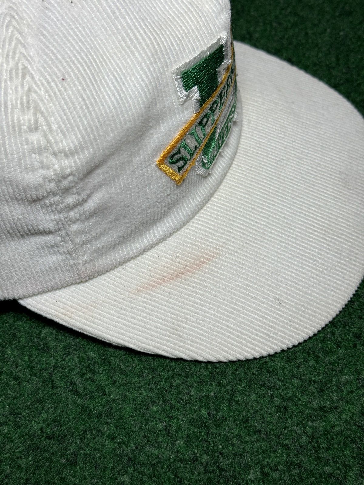 Vintage Vintage 80s Slippery Rock Univeristy Corduroy College Hat Size ONE SIZE - 6 Thumbnail