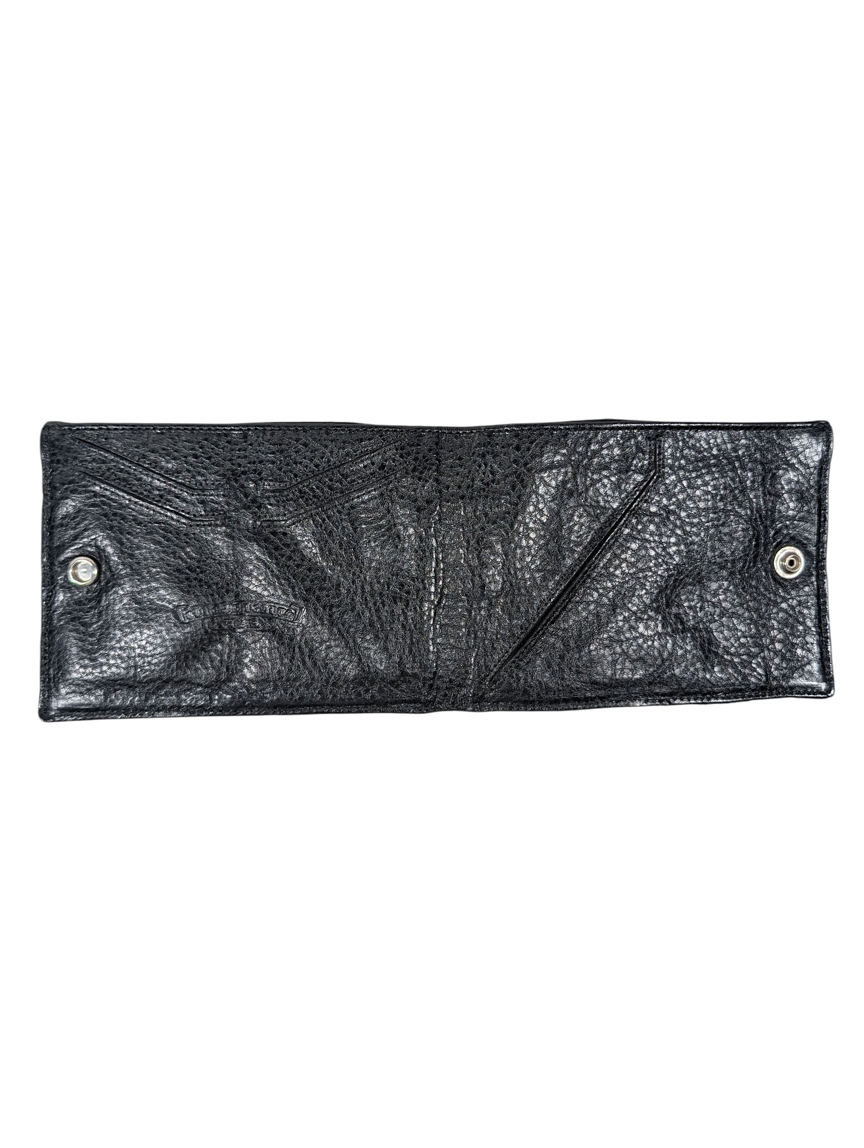 Chrome Hearts Bifold Snap Wallet Cemetery Cross Patch Aint Nothing 2 Do Size ONE SIZE - 5 Thumbnail