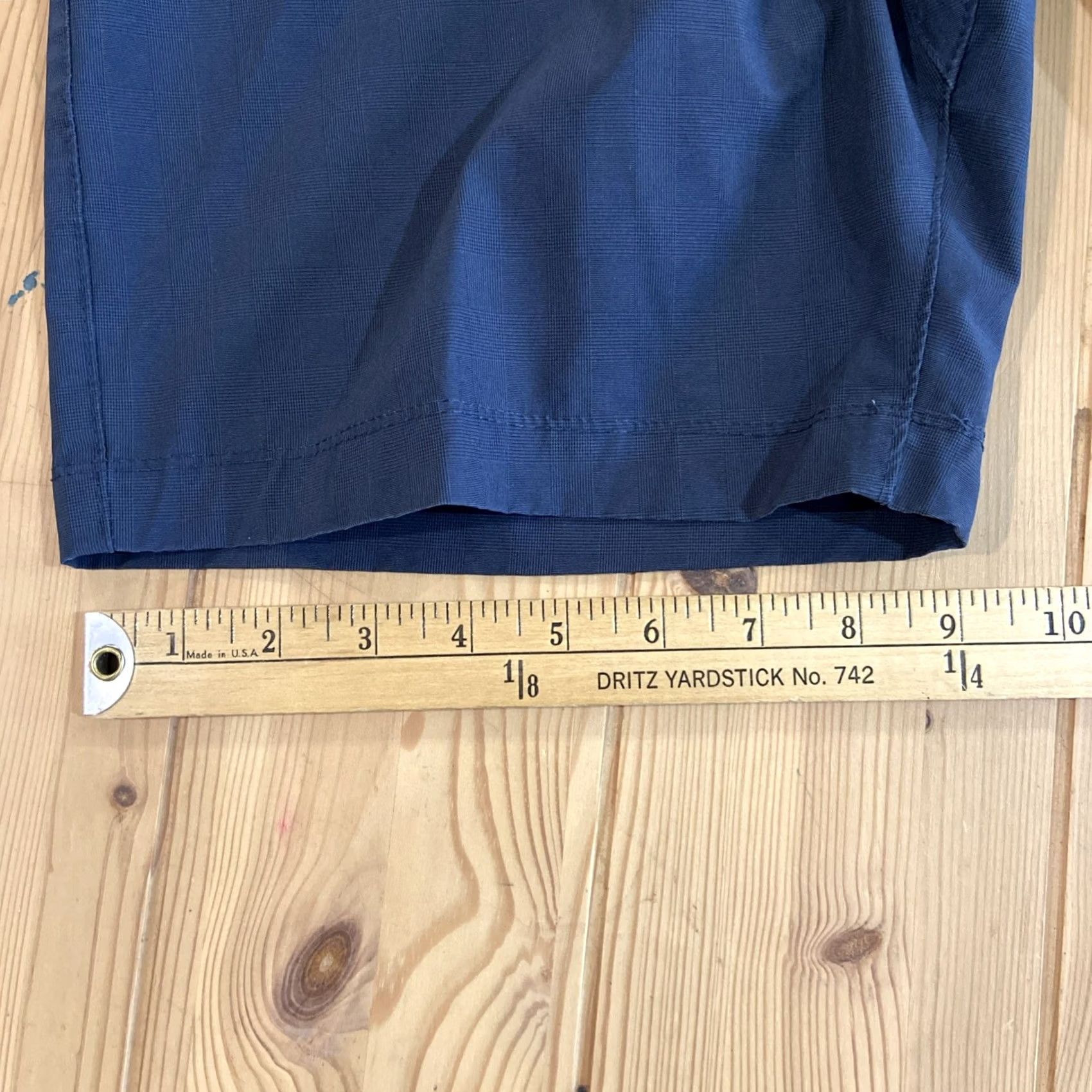 Hang Ten Hang Ten Shorts Men Size 32 Blue Board Shorts Drawstring Polyester Blend, Quick Dry, Pockets, Logo, Zipper, Casual Beach Outdoor, Regular Mens Size US 32 / EU 48 - 5 Thumbnail