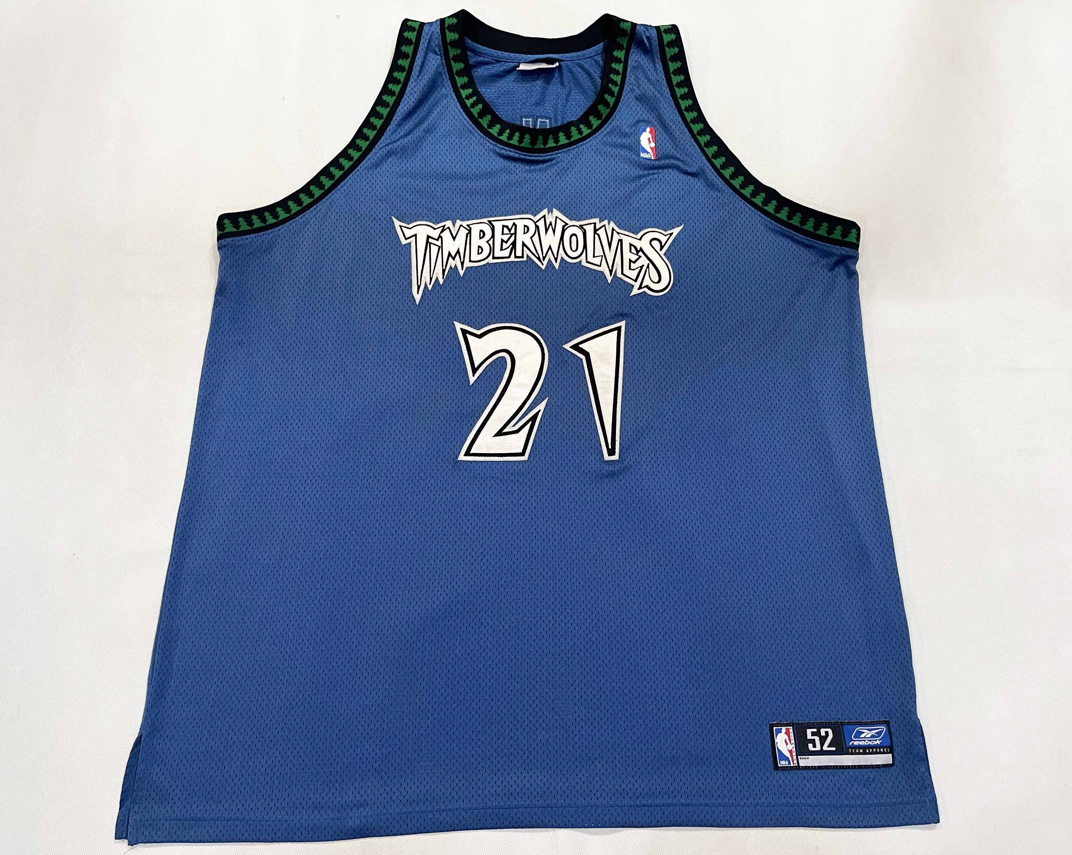 NBA × Reebok Reebok NBA Minnesota Timberwolves GARNETT #21 Jersey Size US XL / EU 56 / 4 - 1 Thumbnail