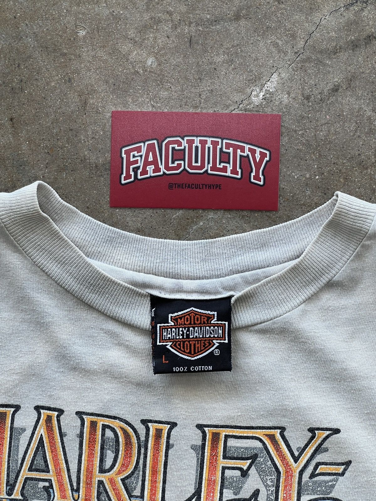 Harley Davidson Vintage 90s Harley Davidson Indiana Eagle Motorcycle Large Size US L / EU 52-54 / 3 - 3 Thumbnail
