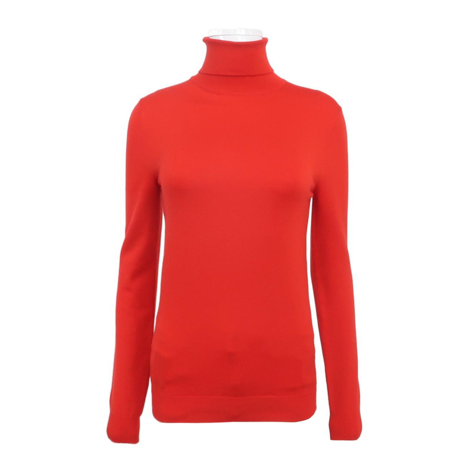 Prada Prada Red Wool Blend Turtleneck Sweater 0089 Size XS / US 0-2 / IT 36-38 - 1 Thumbnail